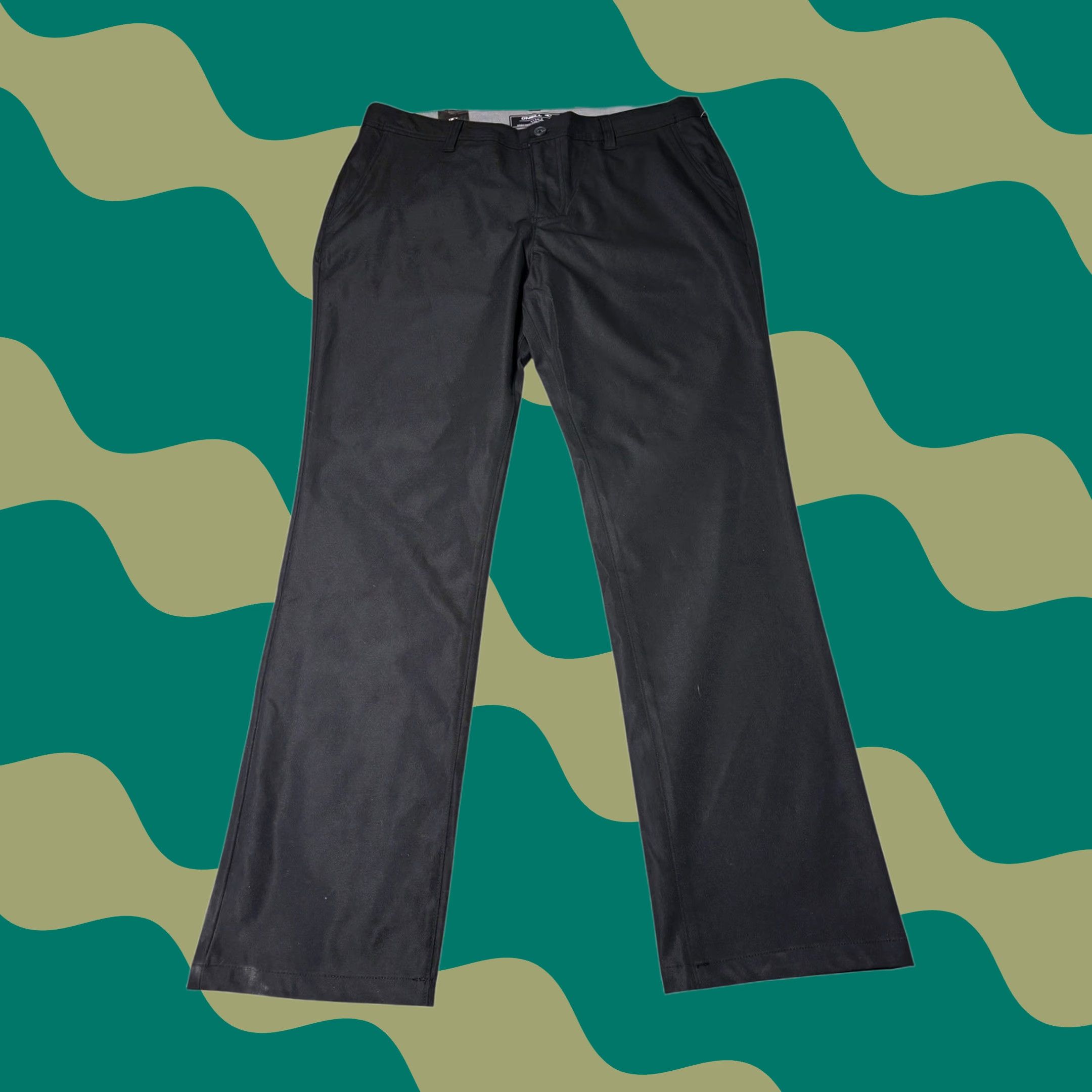 O'Neill VINTAGE? No — O'Neill Black Redlands Modern Hybrid Pant 38X32 Modern Fit Tech Pants Mens Ka h Size US 38 / EU 54 - 1 Thumbnail