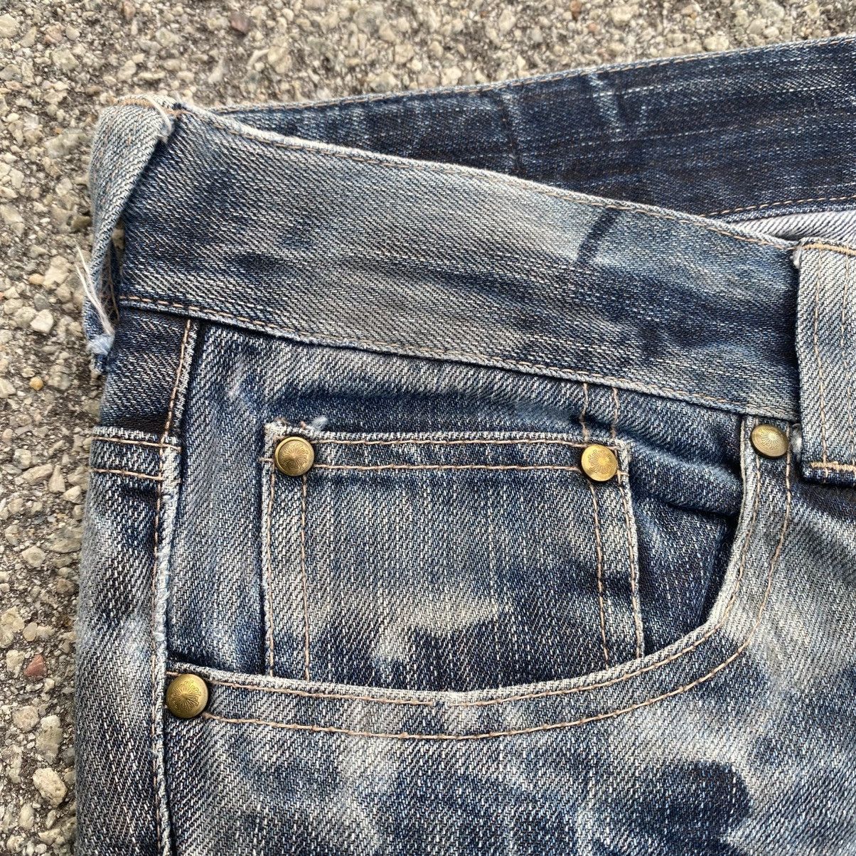 Tornado Mart Rare SAMPLE Tornado Mart Flare Diamond Cut Acid Wash Size US 33 - 9 Thumbnail