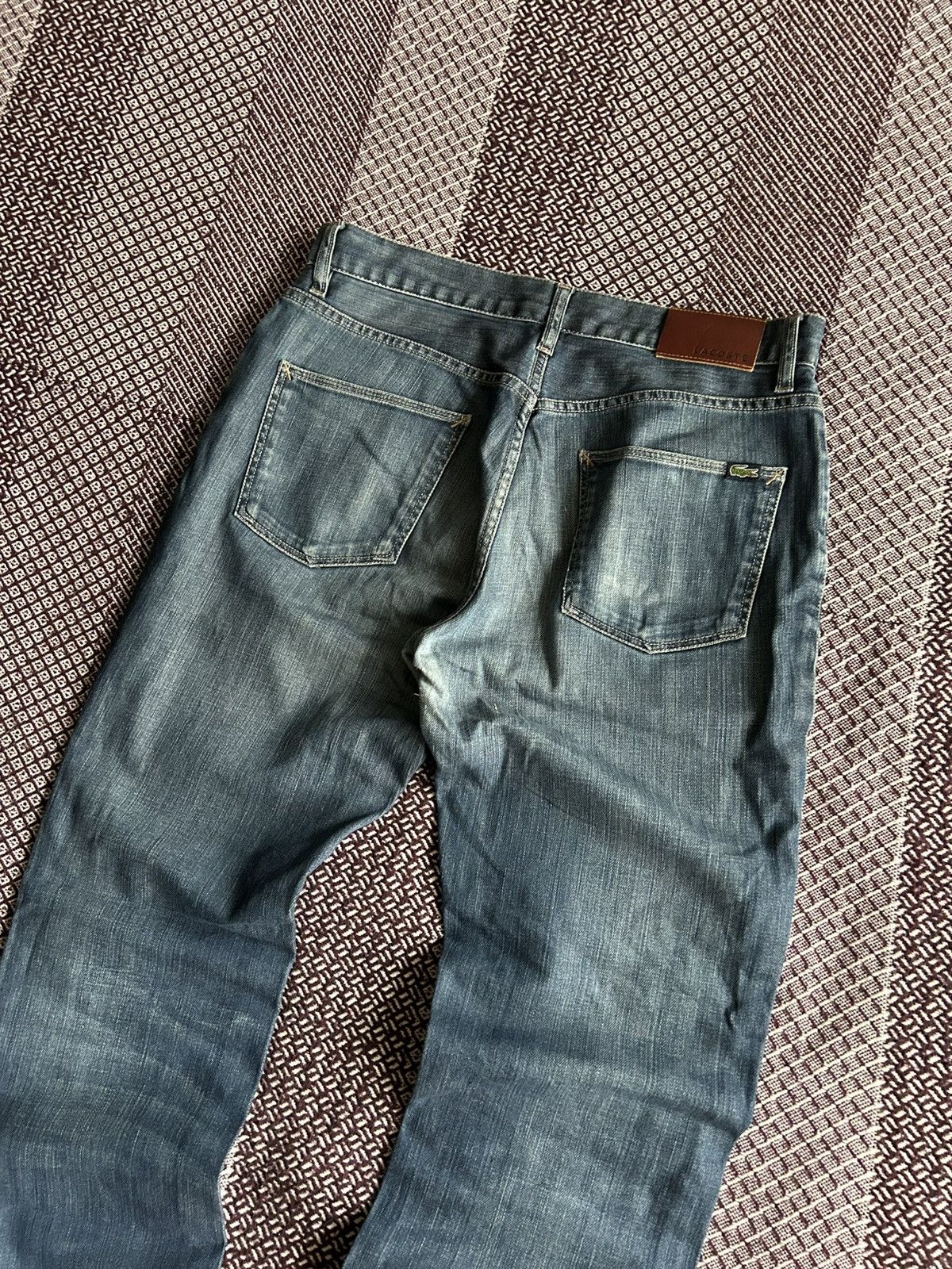 Lacoste Vintage Lacoste Denim Jeans Faded Washed Pants Unisex Sz 32 Size US 32 / EU 48 - 3 Thumbnail