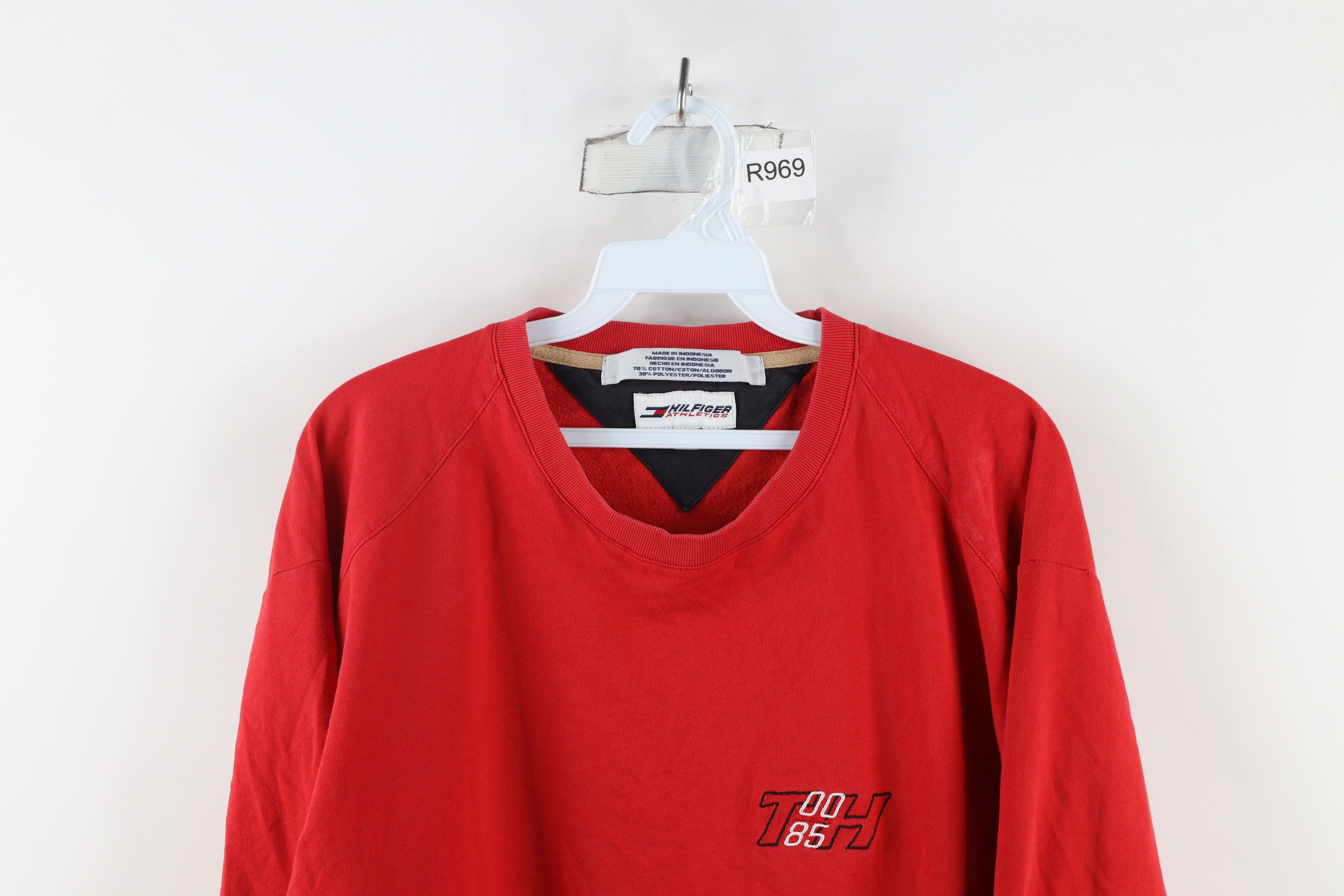 Tommy Hilfiger × Vintage Vintage 90s Tommy Hilfiger Athletics Long Sleeve T-Shirt Size US L / EU 52-54 / 3 - 2 Thumbnail