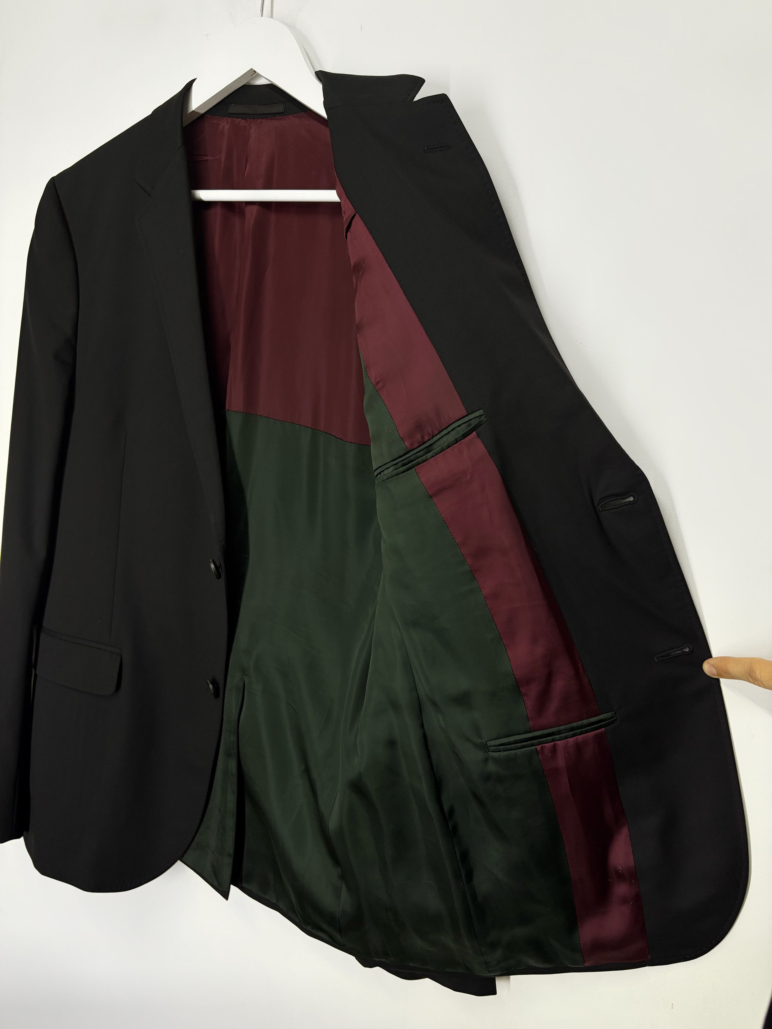 Gucci Gucci Black Wool Blazer Jacket Size 50R - 14 Thumbnail