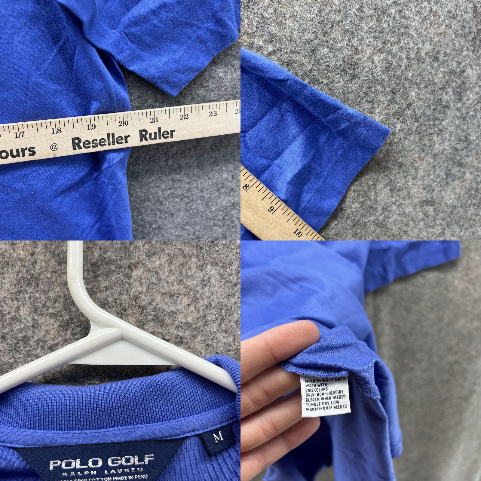 Ralph Lauren Ralph Lauren Golf Polo Shirt Men Medium Adult Blue Polyester Short Sleeve Regular Fit Size US M / EU 48-50 / 2 - 8 Thumbnail