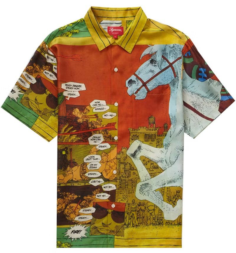 Supreme Supreme Justice League Silk Button Up Size US L / EU 52-54 / 3 - 1 Thumbnail