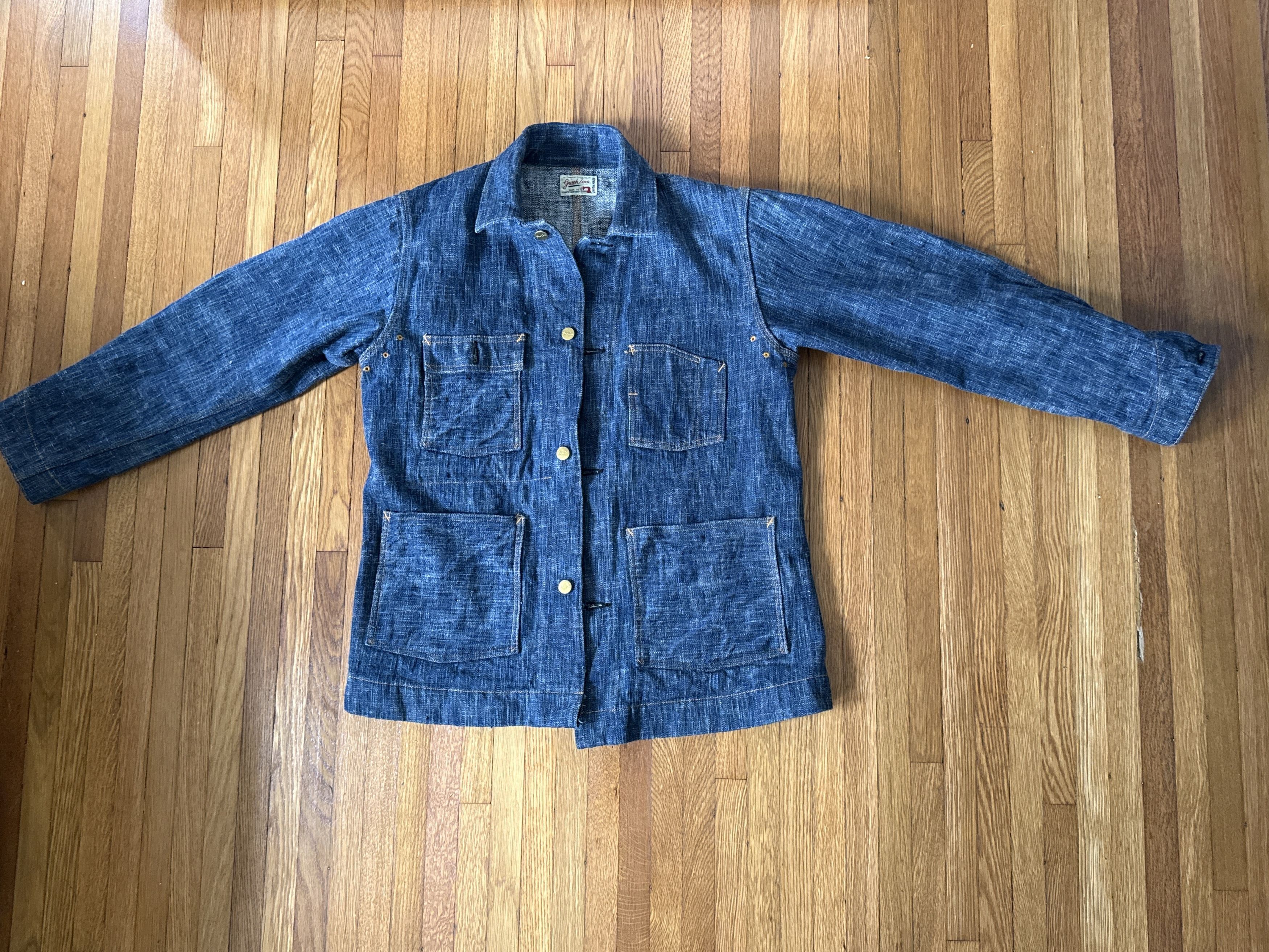 Other graphzero GZ-KSCA-G.ID 15OZ KASE DYED COVERALL - Large (40) Size US L / EU 52-54 / 3 - 2 Thumbnail