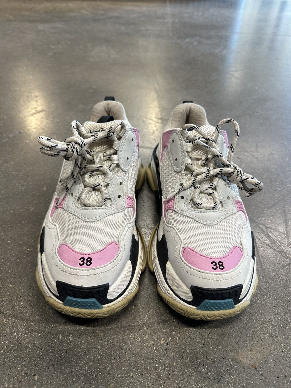 Balenciaga Balenciaga triple S Pink Teal womens Size US 8 / EU 41 - 2 Thumbnail