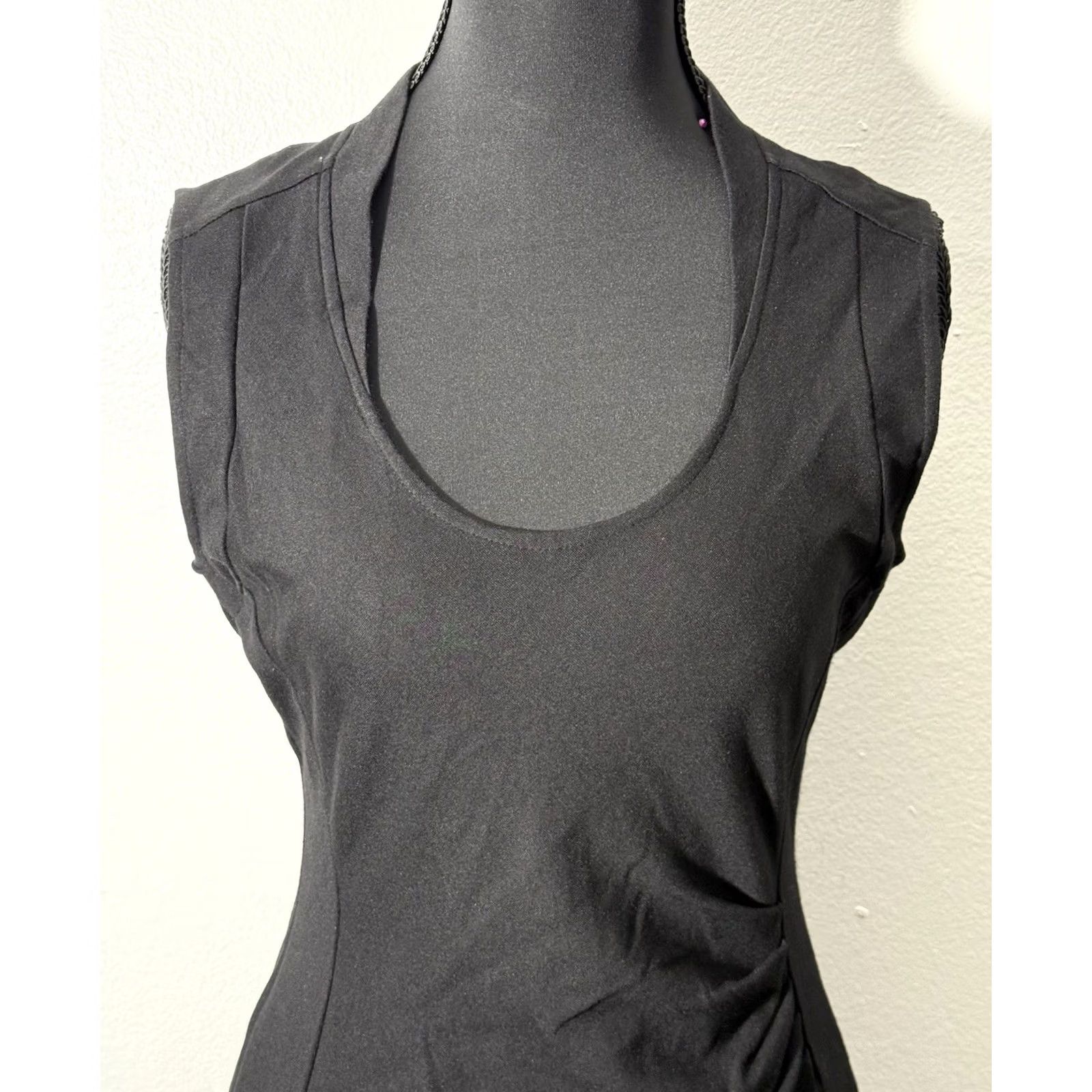 Kenneth Cole Kenneth Cole New York Black Sleeveless Bodycon Dress | Size 8 | Zip Back | Party/Cocktail Size M / US 6-8 / IT 42-44 - 5 Thumbnail