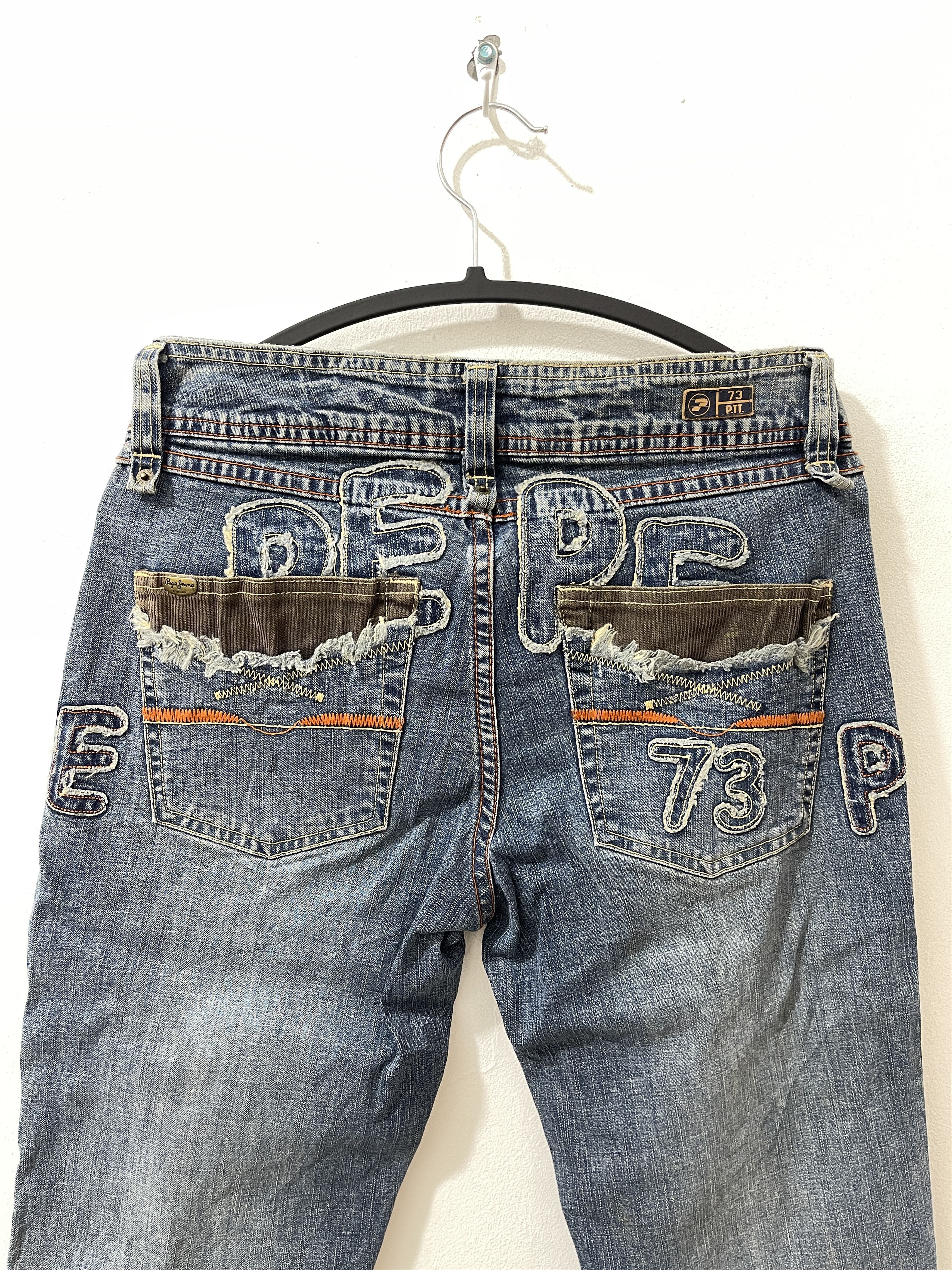 Pepe Jeans Pepe Jeans Archive Y2k Crazy Patchwork Pants Size US 29 - 8 Thumbnail