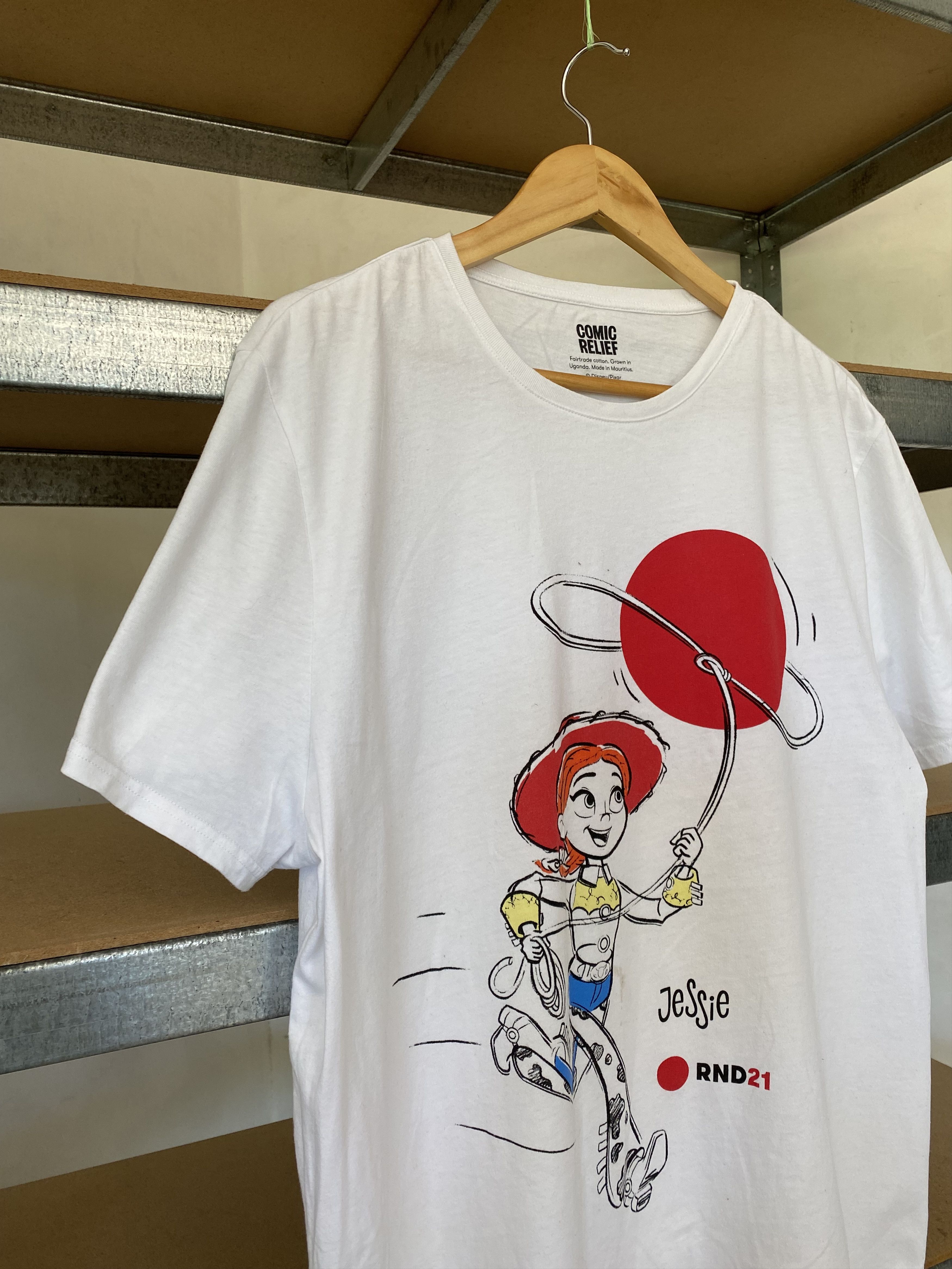 Cartoon Network Comic Relief Toy Story Vintage Jessie Cartoon Tee Size US XL / EU 56 / 4 - 4 Thumbnail