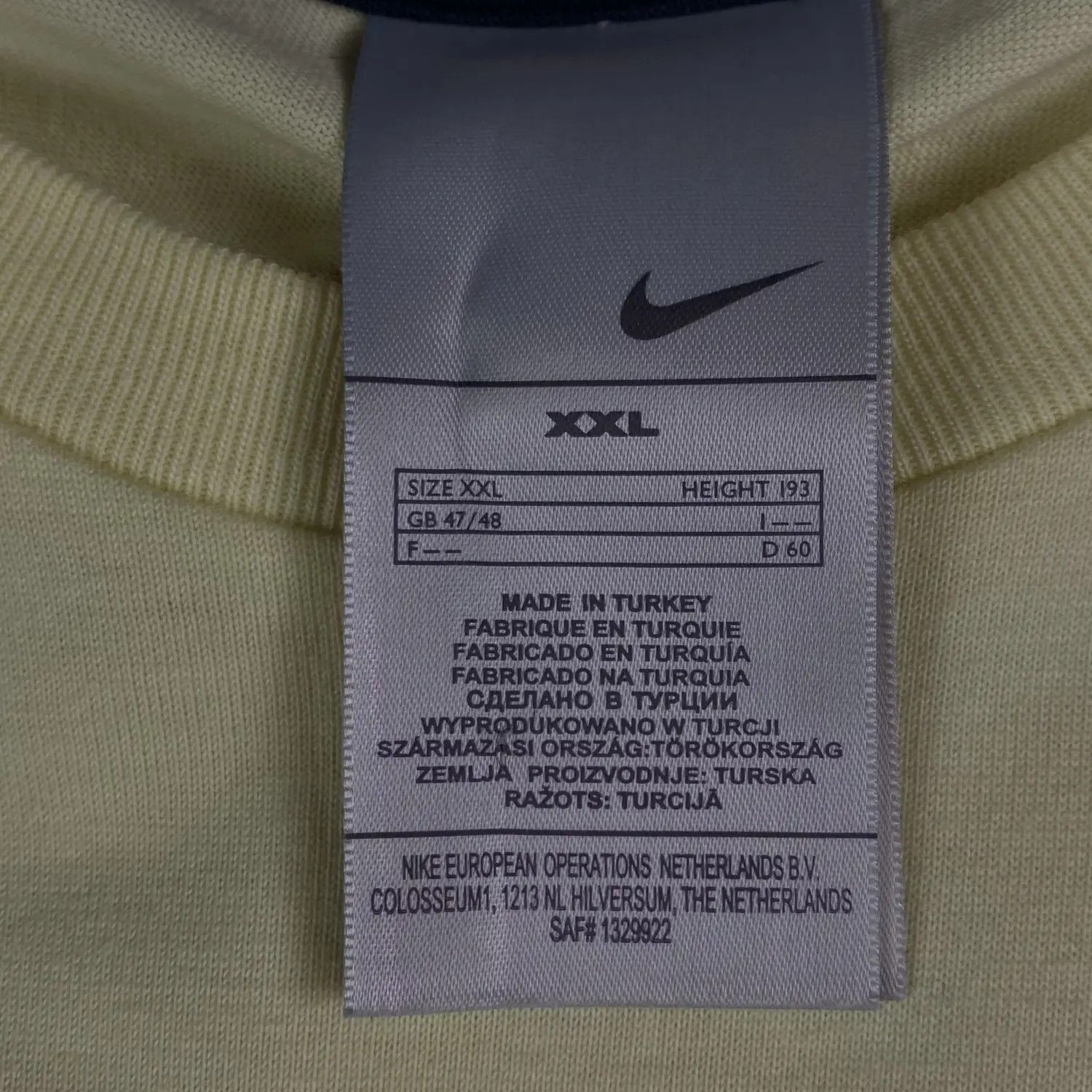 Nike × Vintage Mens Vintage T Shirt Nike Big Swoosh Size XXL 2XL Size US XL / EU 56 / 4 - 4 Thumbnail