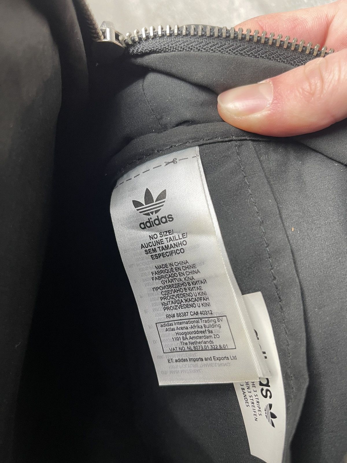 Adidas Adidas Originals Mini Leather Backpack with Chain Strap Size ONE SIZE - 10 Thumbnail