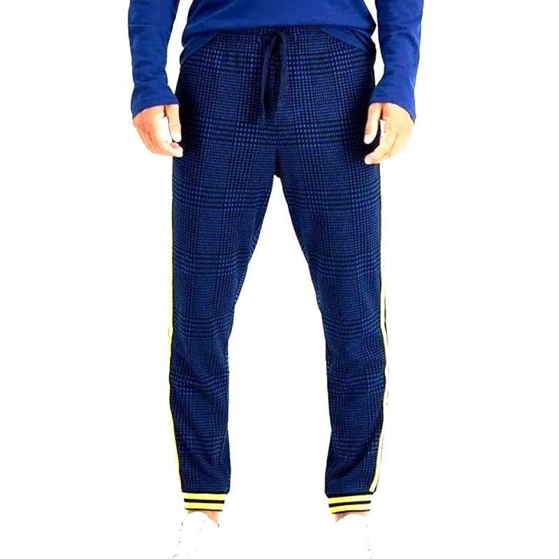 Club Room CLUB ROOM Mens Comfy Blue/Black Plaid Jogger Pants | L | NWT Size US 36 / EU 52 - 4 Thumbnail
