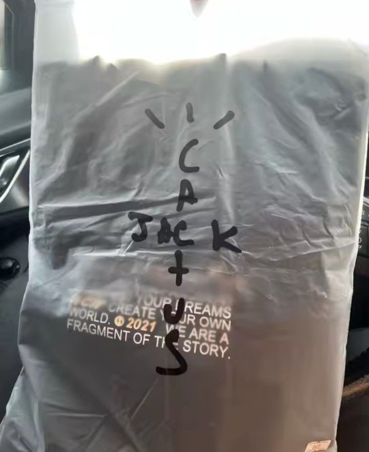 Travis Scott Black and white Cactus Jack long sleeve Size US L / EU 52-54 / 3 - 3 Thumbnail