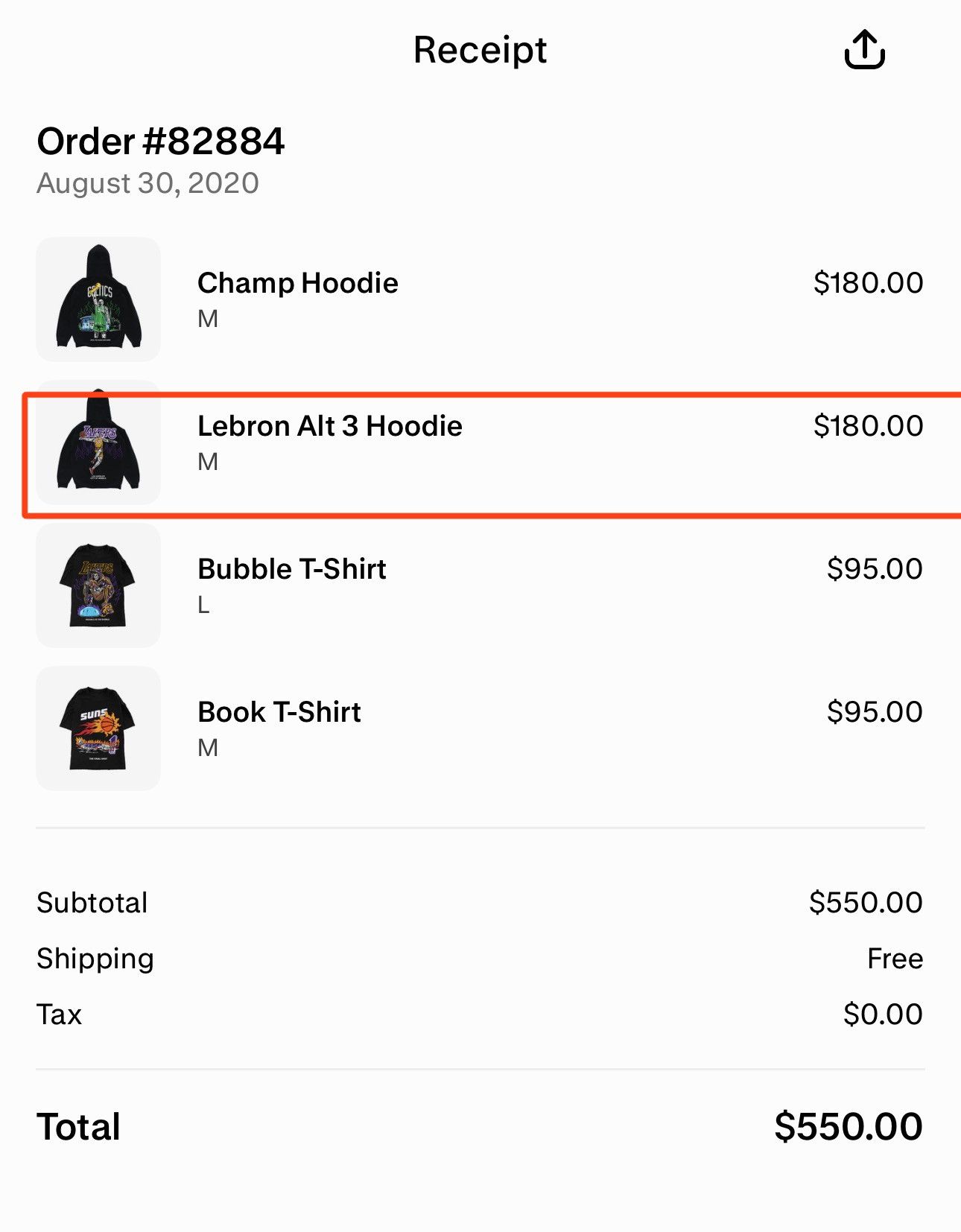 Warren Lotas WARREN LOTAS LEBRON ALT 3 HOODIE Size US M / EU 48-50 / 2 - 7 Thumbnail