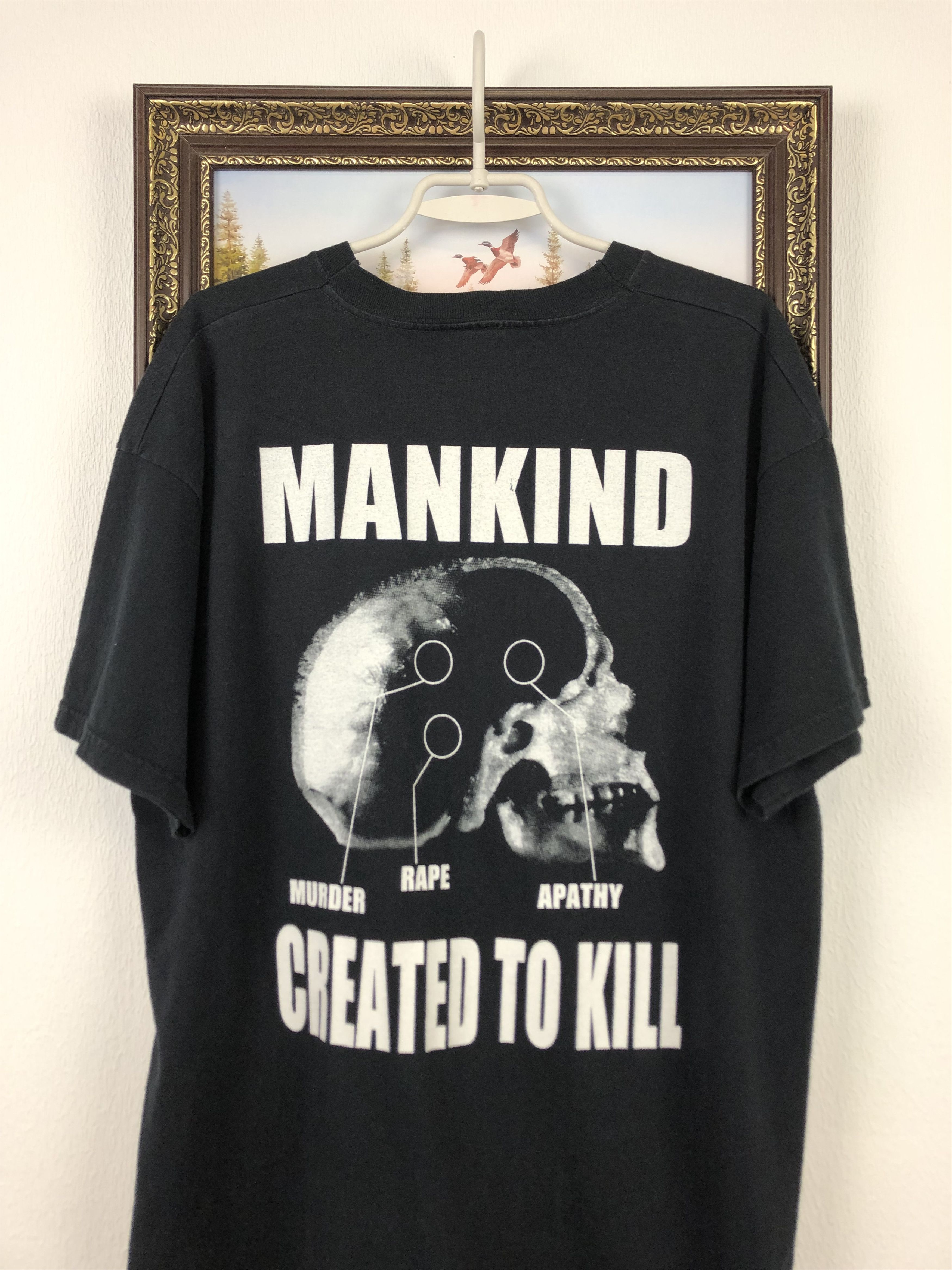 Band Tees Vintage Aborted Mankind Created To Kill Metal Shirt Tee Band Size US XL / EU 56 / 4 - 9 Thumbnail