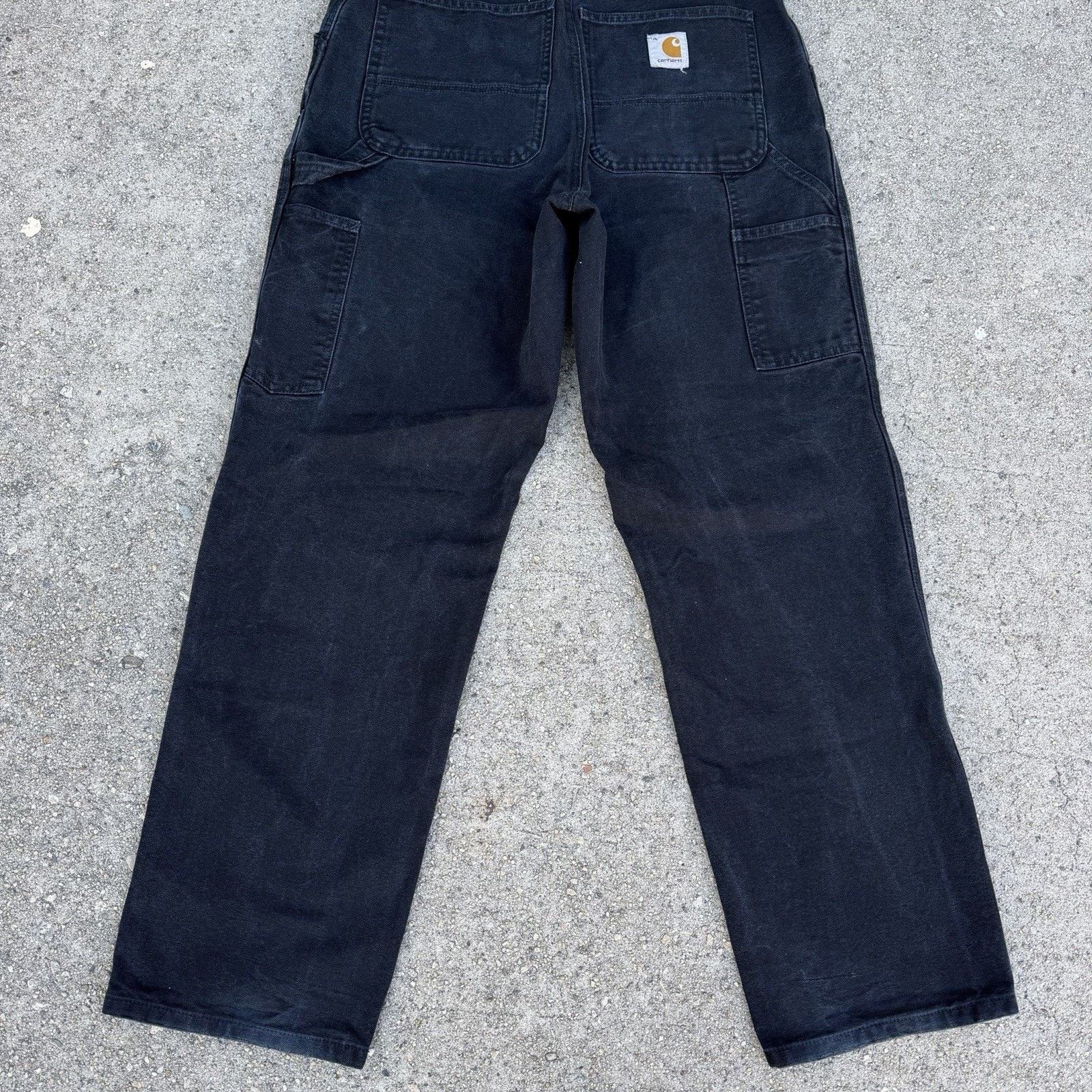 Carhartt Wip Carhartt WIP Work In Progress Black Double Knee Pants 32x32 Size US 32 / EU 48 - 6 Thumbnail