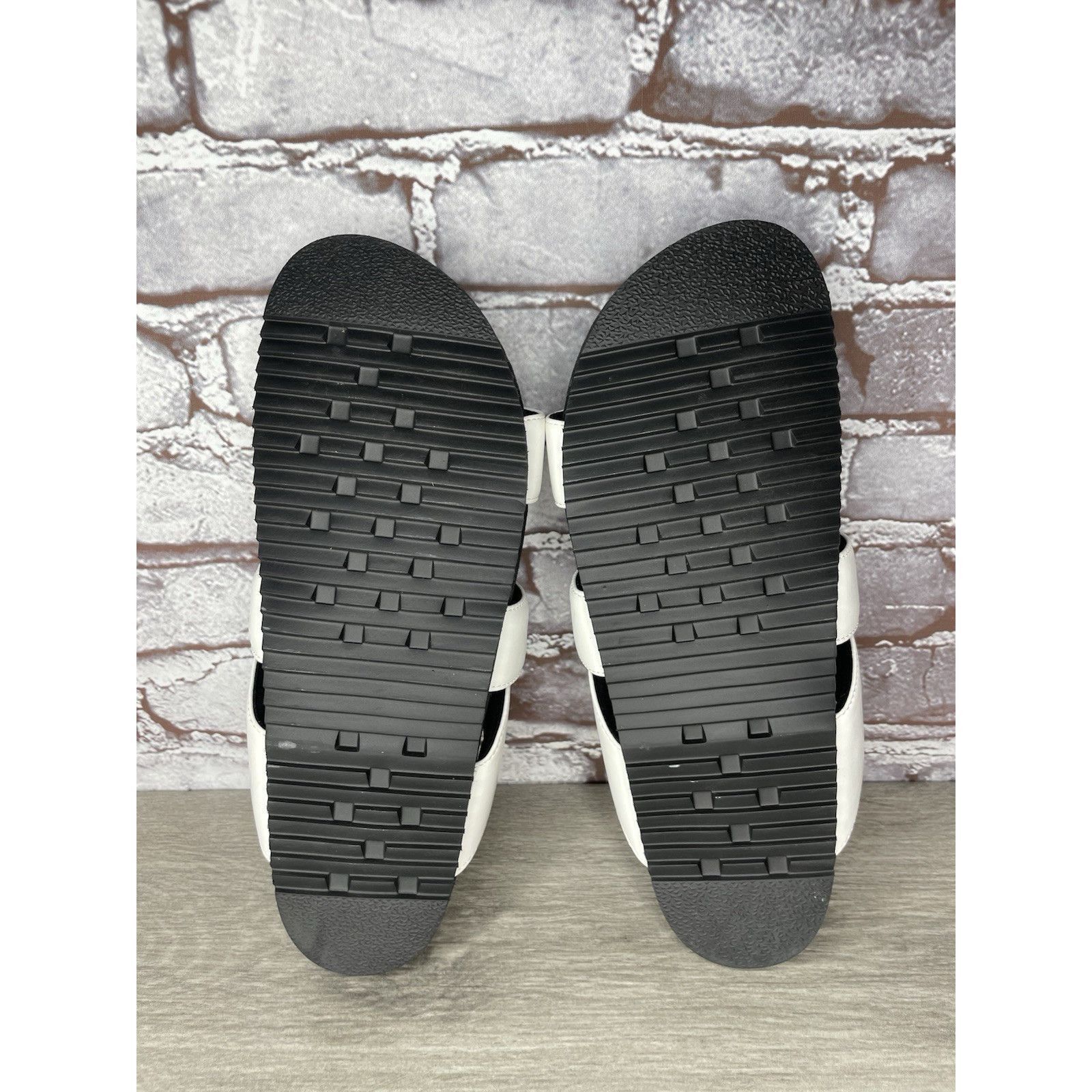 ROA Roam White Leather Ribbon Open Toe Straps Slides Sandals Wom Size US 10.5 / IT 40.5 - 17 Thumbnail