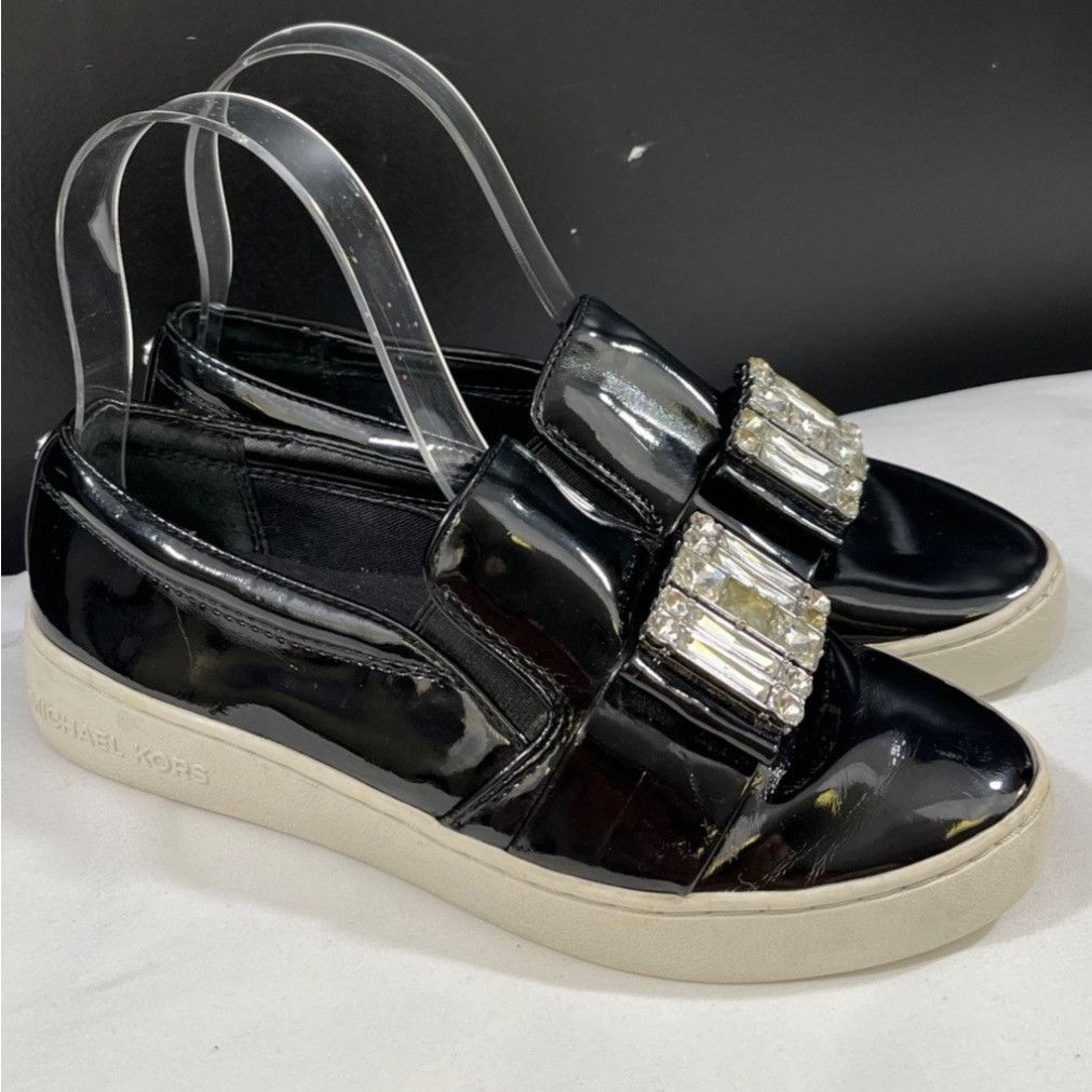Michael Kors Michael Michael Kors Women's Black Shoes/Slip-ons Sz 5.5M SK Size US 5.5 / IT 35.5 - 2 Thumbnail