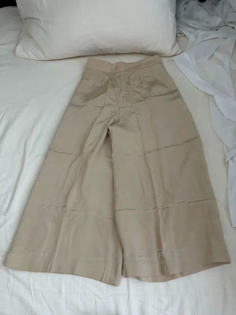 Hermes Hermes Loose Fit Long Pants, Khaki Size 25" / US 0 / IT 36 - 2 Thumbnail