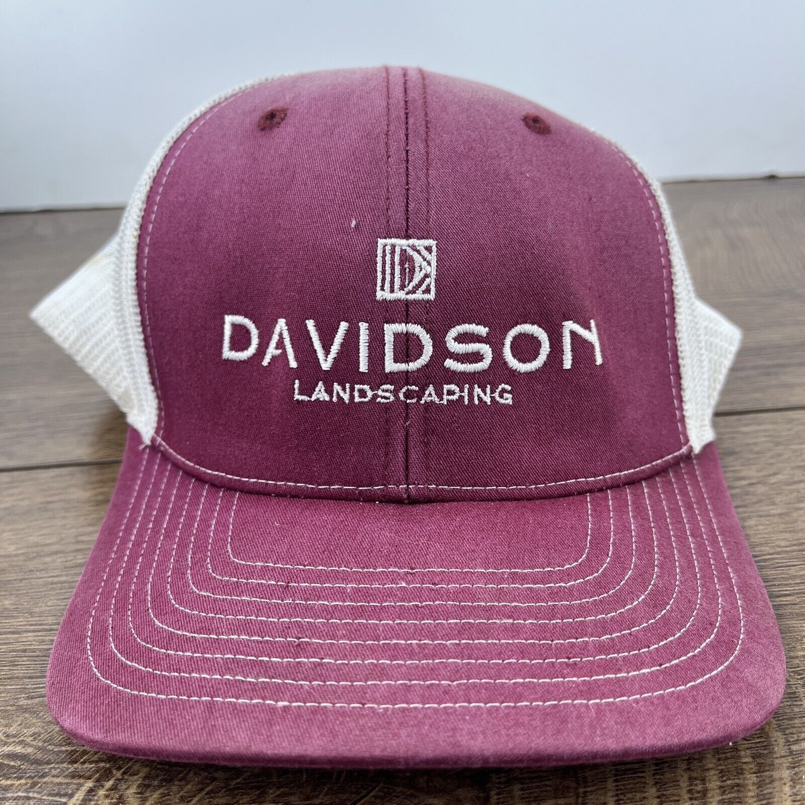 Other Davidson Landscaping Hat Davidson Red Hat Adjustable Adult S Size ONE SIZE - 2 Thumbnail
