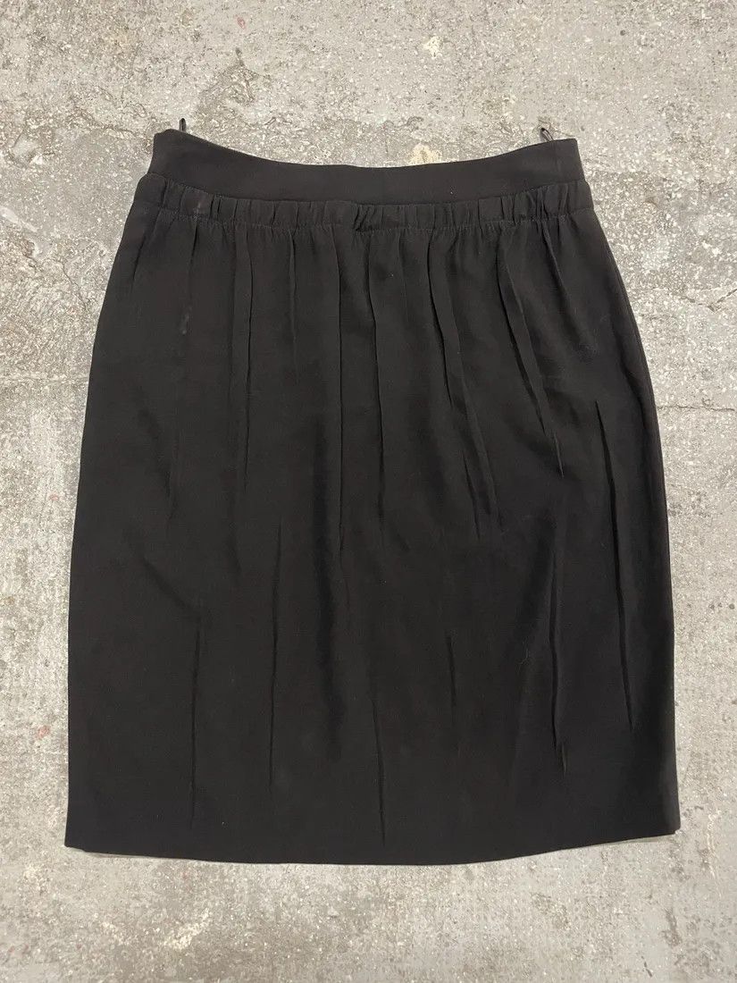 Prada × Vintage 2000s Prada Black Minimalist Skirt Size 27" / US 4 / IT 40 - 1 Thumbnail
