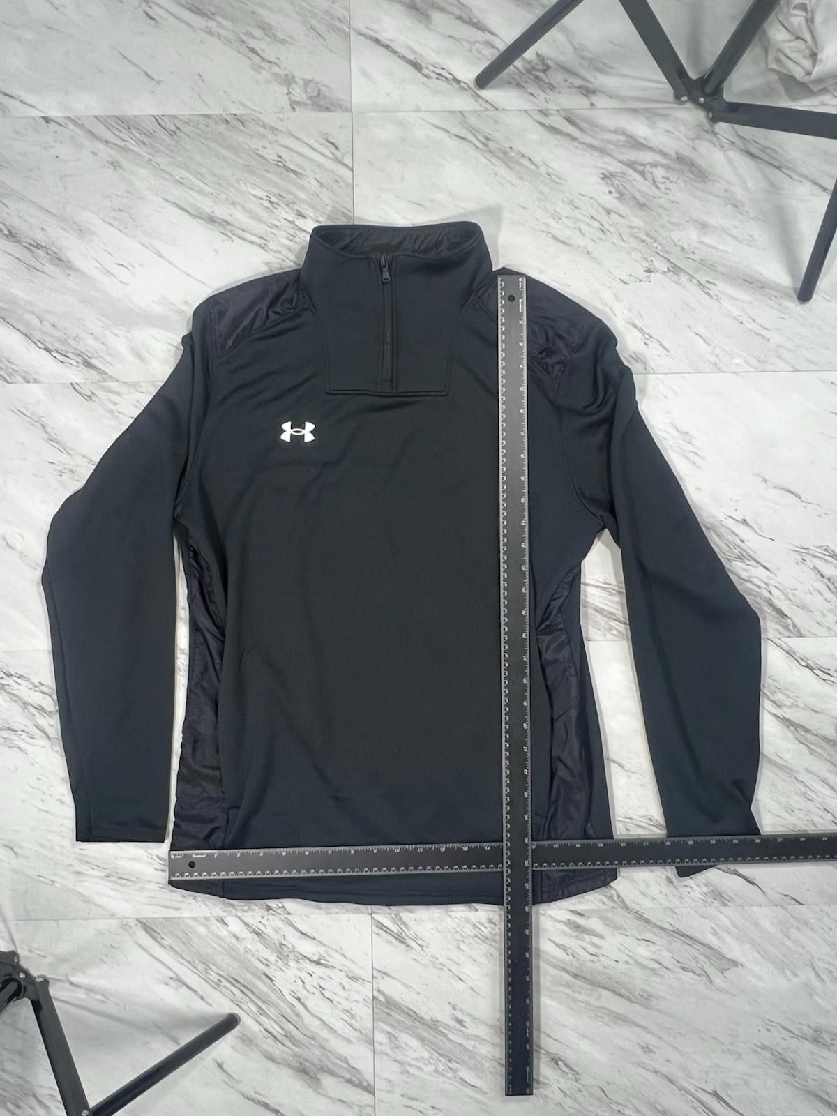 Under Armour Under Armour Quarter Zip Pullover Black Athletic Training #8 Size US L / EU 52-54 / 3 - 1 Thumbnail