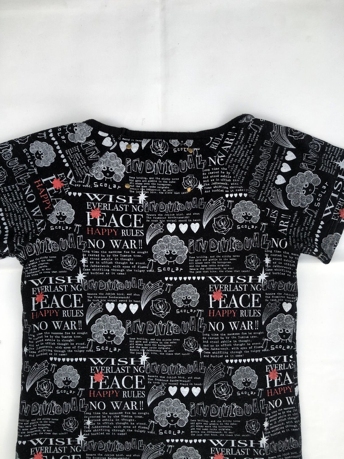 Hysteric Glamour Japanese Poem All Over Print Scolar Rock Punk Style Tee Size US M / EU 48-50 / 2 - 6 Thumbnail