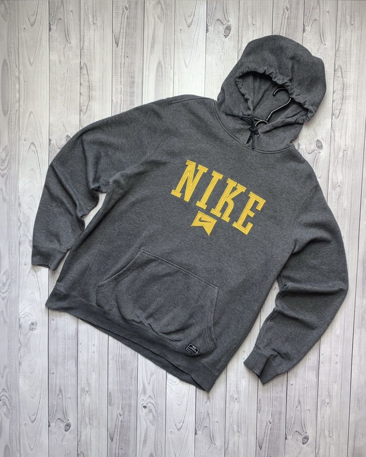 Nike × Vintage Vintage hoodie Nike big logo Size - L Size US L / EU 52-54 / 3 - 5 Thumbnail