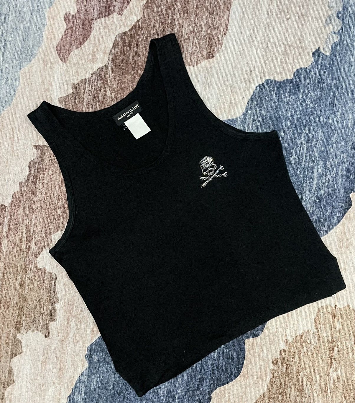 Japanese Brand Vintage Mastermind Japan Distressed Rockers Boxy Tank Tops Size S / US 4 / IT 40 - 3 Thumbnail