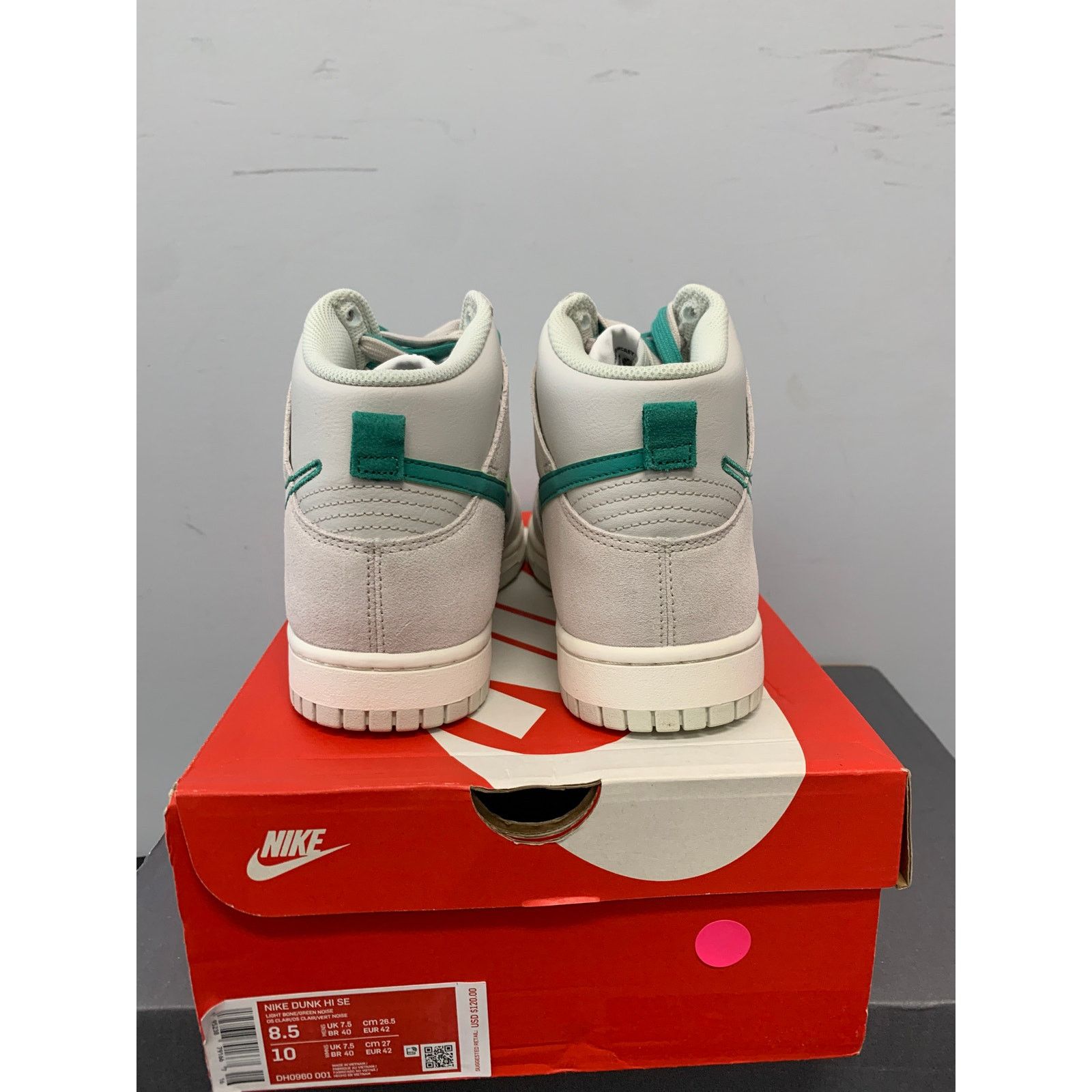 Nike Nike Dunk High First Use Sail Size 8.5 BRAND NEW SHIPS NOW Size US 8.5 / EU 41-42 - 3 Thumbnail