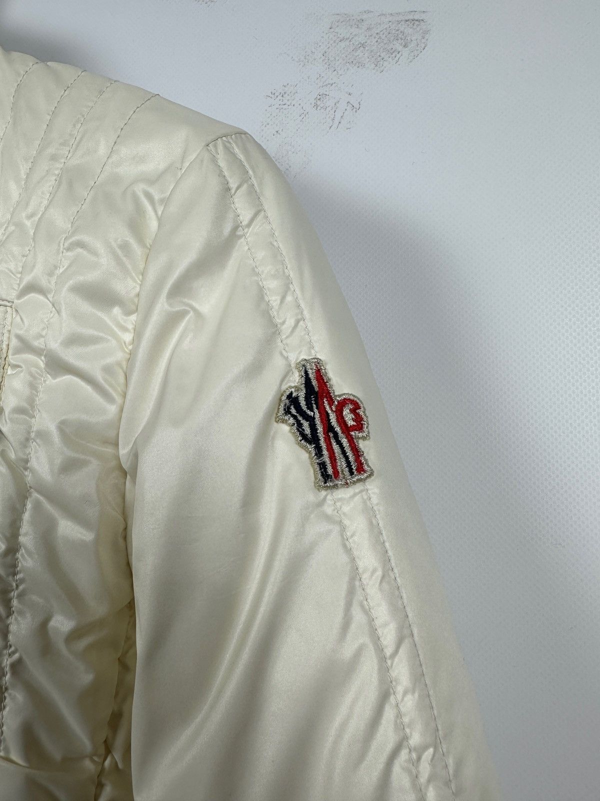 Moncler Moncler Grenoble Light Beige Zip Up Down Puffer Jacket Size XL / US 12-14 / IT 48-50 - 10 Thumbnail