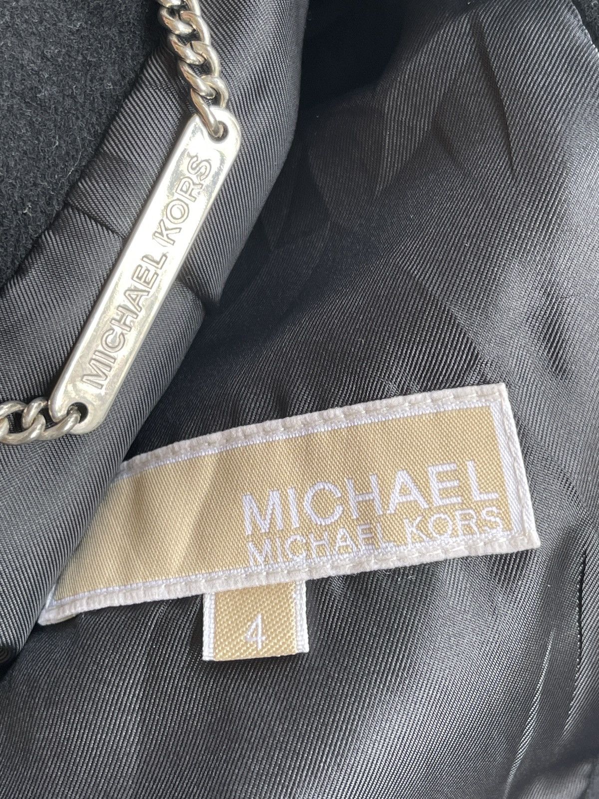 Michael Kors Michael Kors Wool Belted Coat Size S / US 4 / IT 40 - 6 Thumbnail