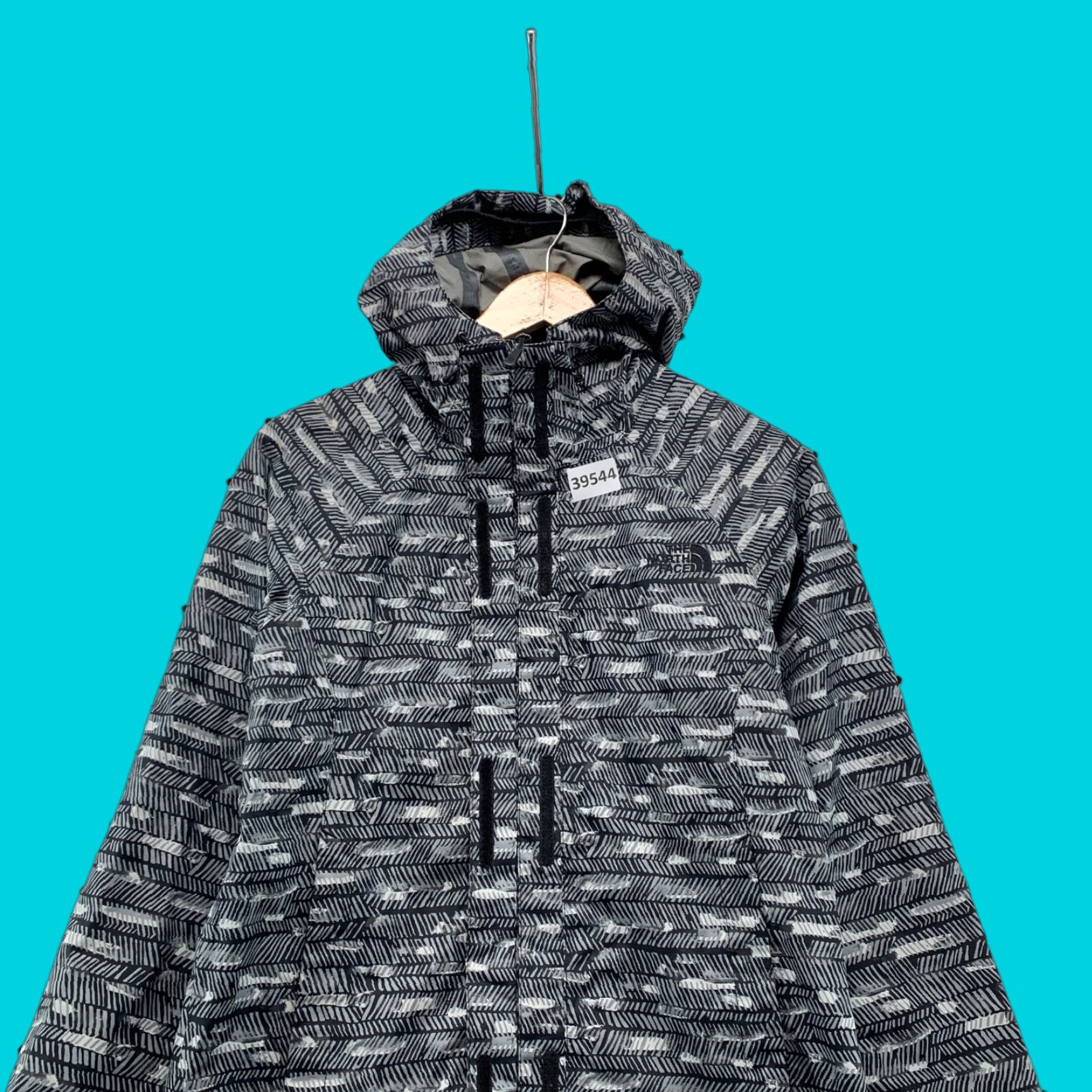 The North Face The North Face Rain Jacket Womens XS Black White Lightweight Waterproof Hooded Size XS / US 0-2 / IT 36-38 - 1 Thumbnail