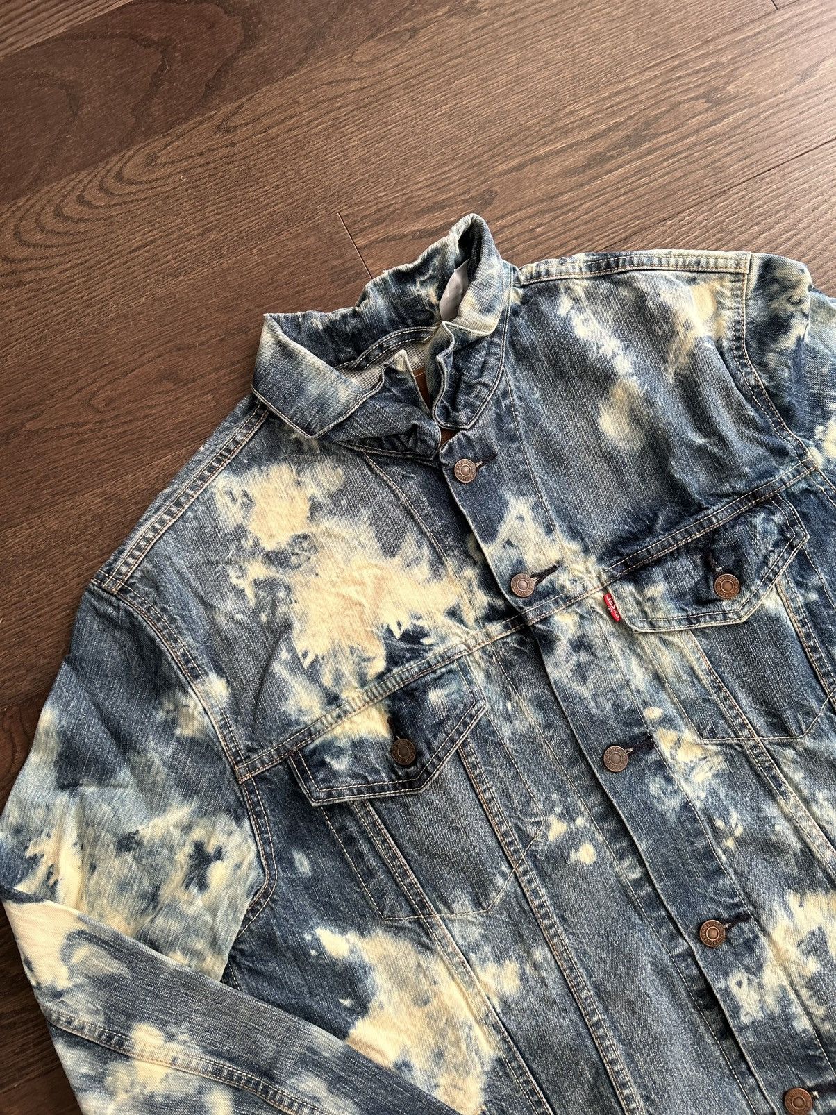 Levi's × Levi's Vintage Clothing Levi acid washed Jean Jacket Size US M / EU 48-50 / 2 - 2 Thumbnail