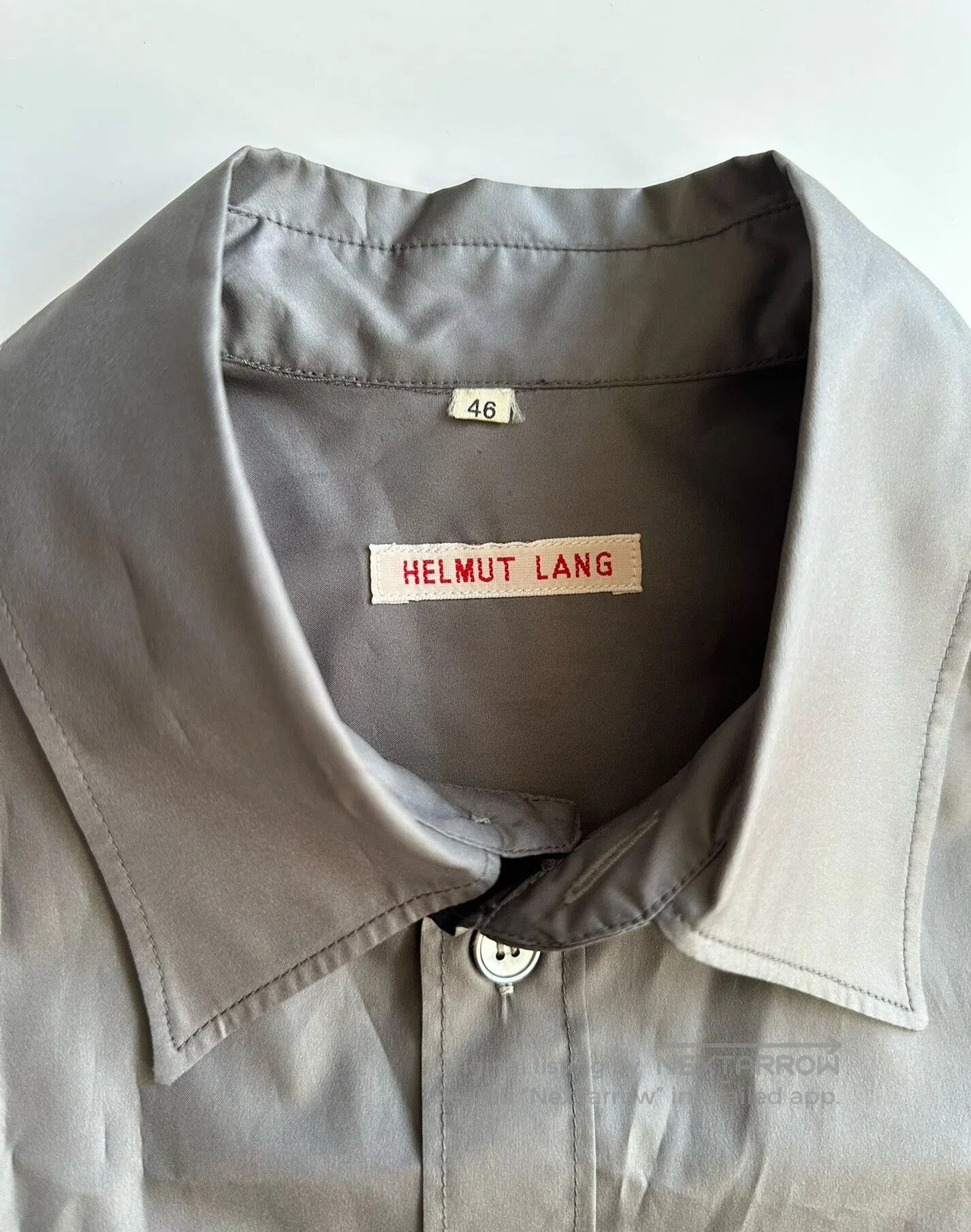 Helmut Lang HELMUT LANG Ori.Batch Red-label short-sleeved shirt| Size US S / EU 44-46 / 1 - 3 Thumbnail