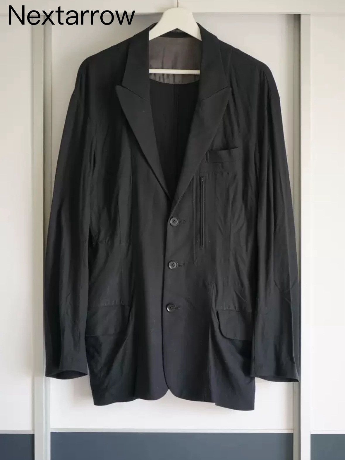 Yohji Yamamoto Yohji Yamamoto 14ss rain diagonal cut back zipper suit Size US M / EU 48-50 / 2 - 1 Thumbnail