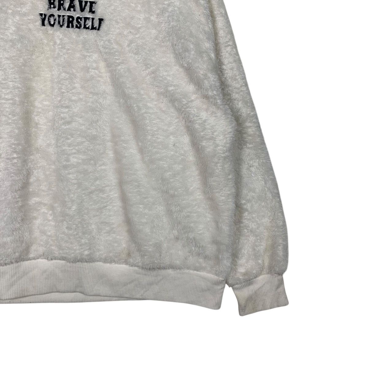 Japanese Brand BRAVE YOURSELF Big Logo Pullover Fleece Sweatshirt 2301-C102 Size US L / EU 52-54 / 3 - 6 Thumbnail