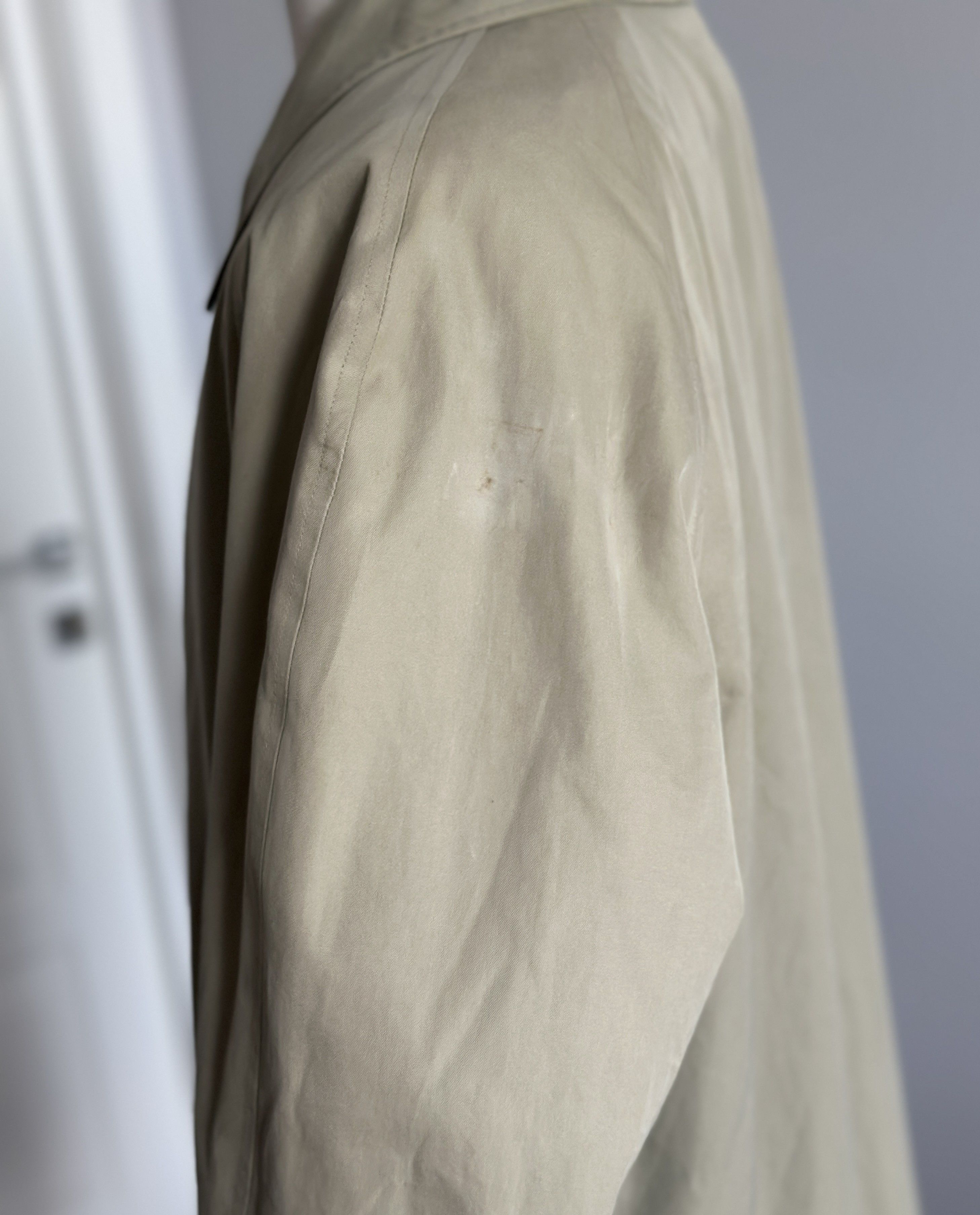 Burberry Vintage BURBERRYS 100% Cotton Long Coat Nova Check Lining Size US XL / EU 56 / 4 - 8 Thumbnail