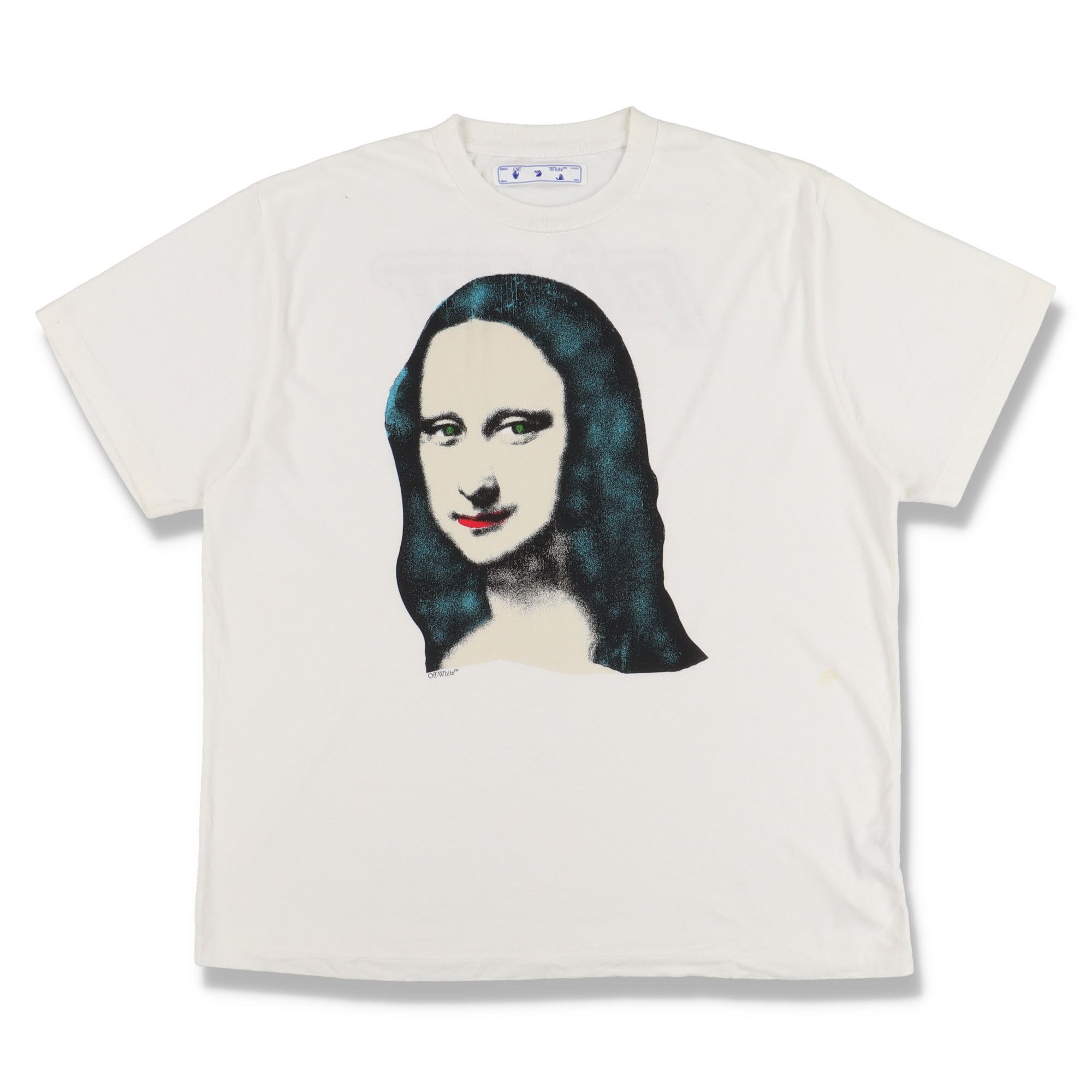 Off-White White Mona Lisa Pivot Oversized T-Shirt Size US M / EU 48-50 / 2 - 1 Thumbnail