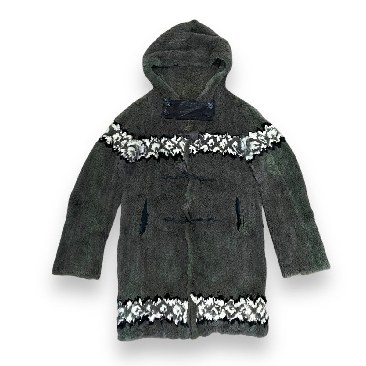 🇯🇵 ISAMU KATAYAMA BACKLASH FUR RABBIT DUFFLE JACKET