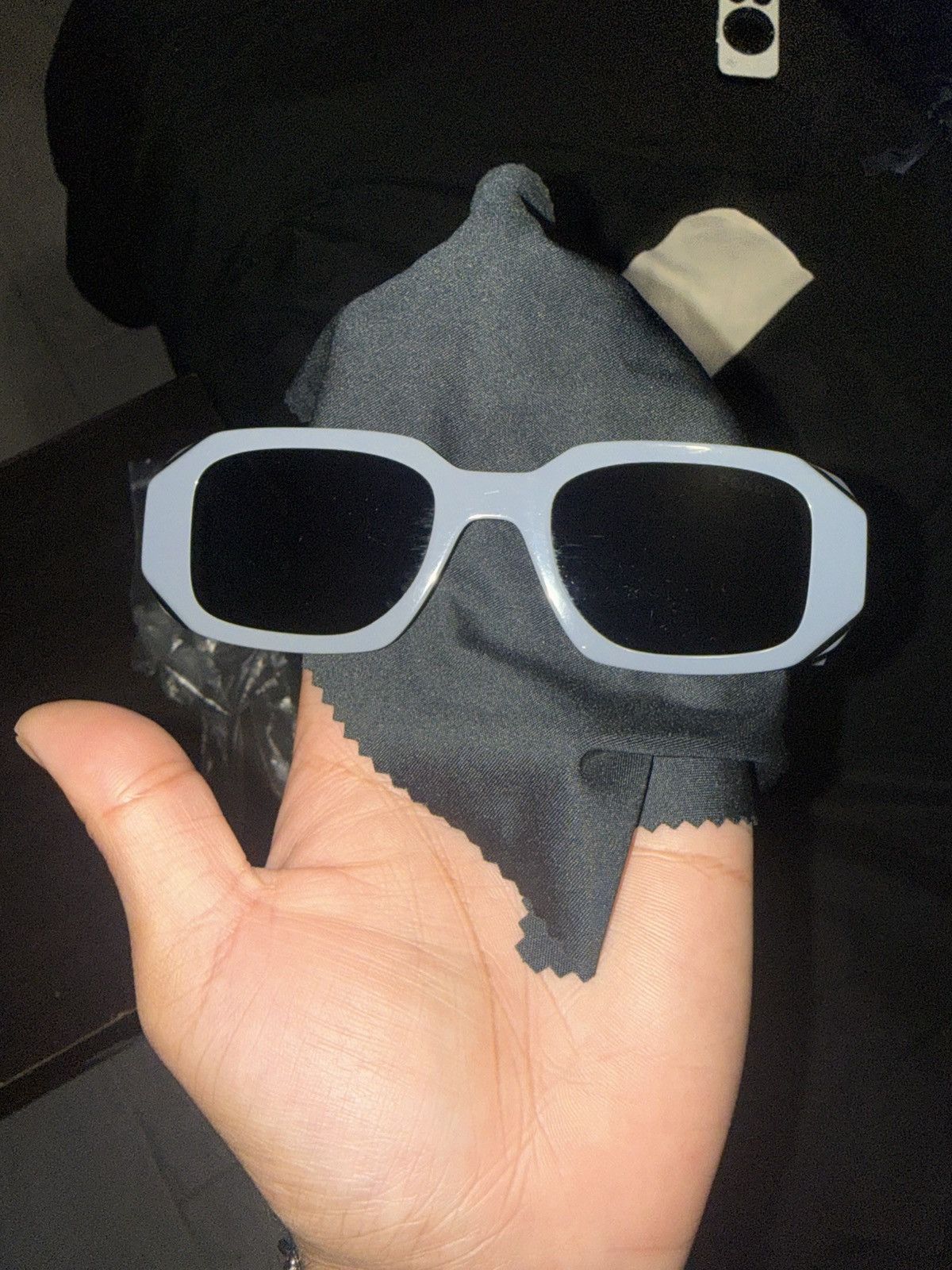 Prada Prada PR 17WS Sunglasses Gray Size ONE SIZE - 10 Thumbnail