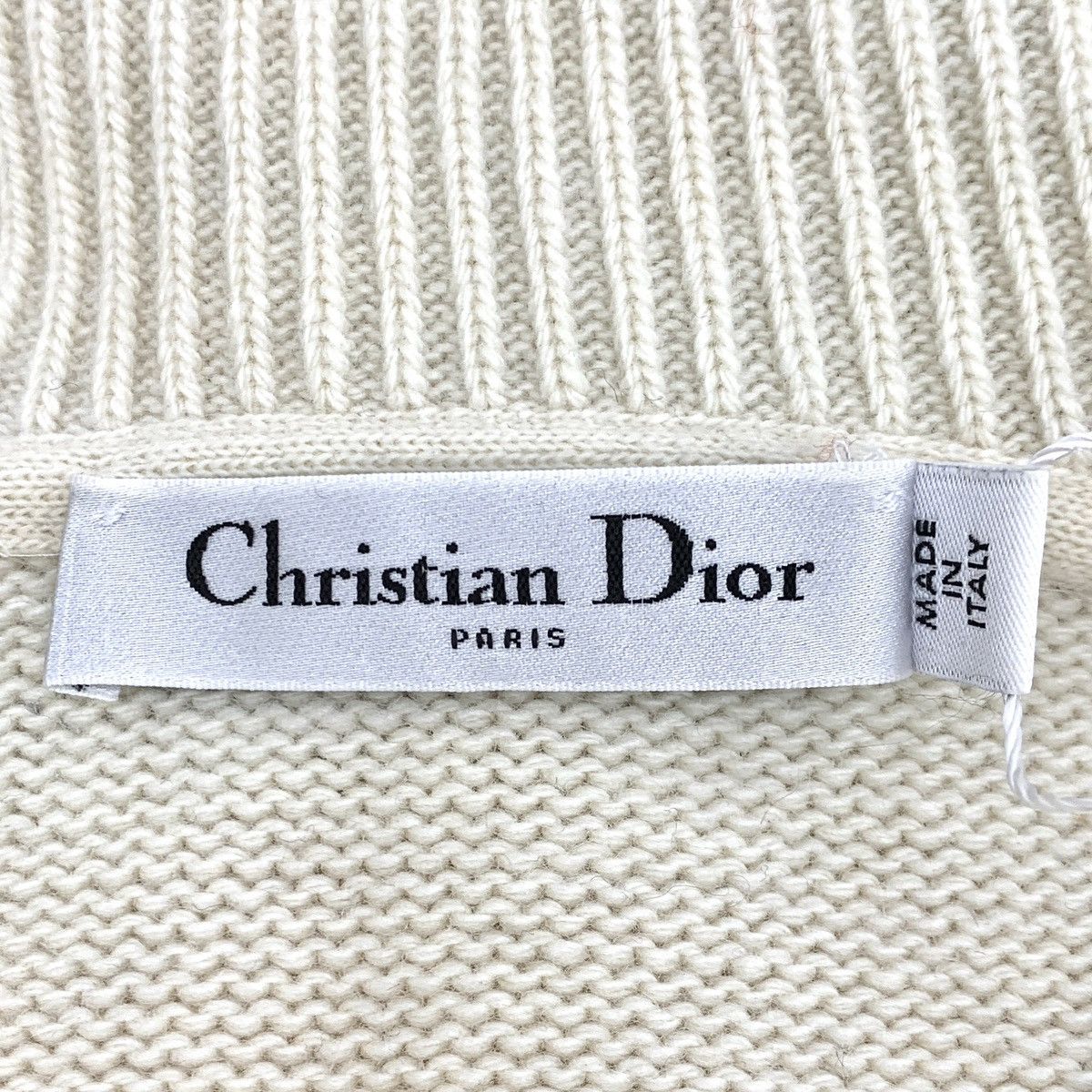 Dior Dior Colorblocked Striped Wool V-Neck Sweatshirt Size S / US 4 / IT 40 - 6 Thumbnail