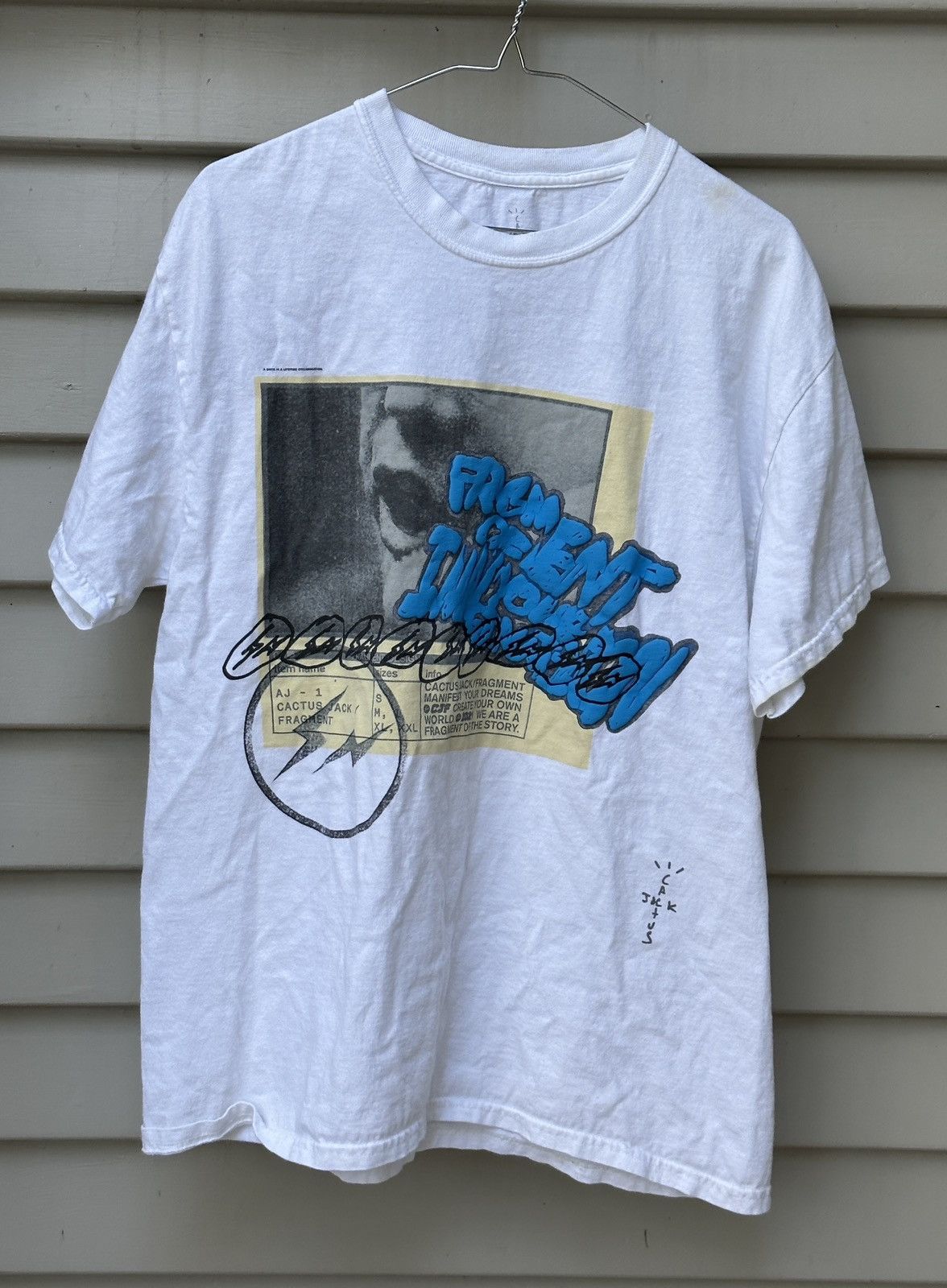★コラボレア!Travis Scott×Fragment design Manifest Tシャツ SHELLTER ONLINE SHOPはCactus Jack(カクタスジャック)正規取扱