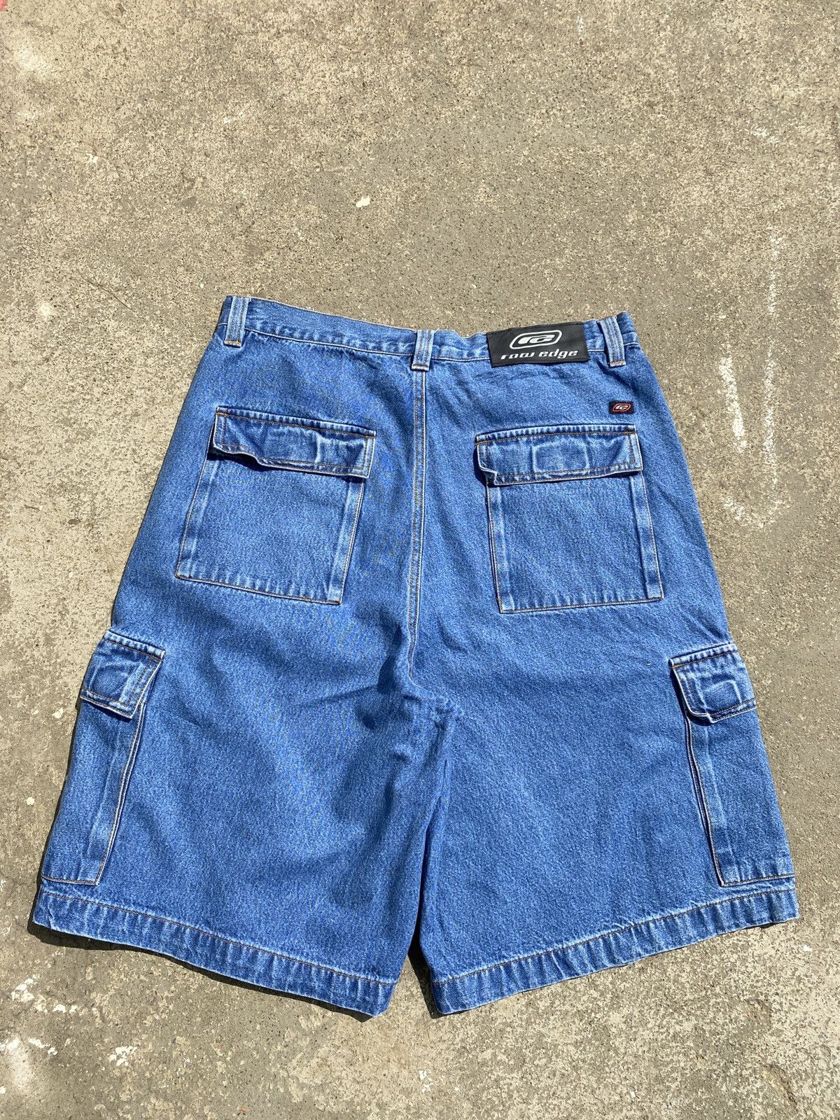 JNCO × Vintage ROW edge Denim Baggy short Size US 32 / EU 48 - 3 Thumbnail