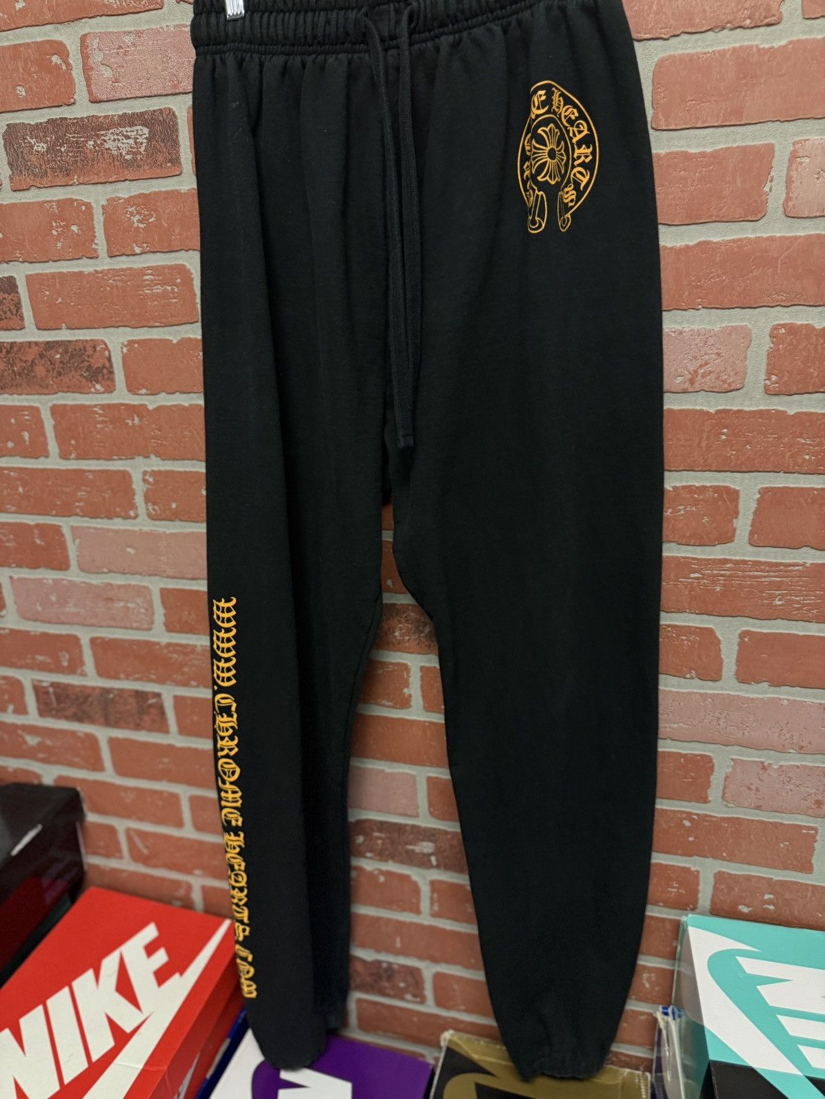 Chrome Hearts Chrome Hearts Website Exclusive Sweatpants Size L Black Size US 33 - 6 Thumbnail