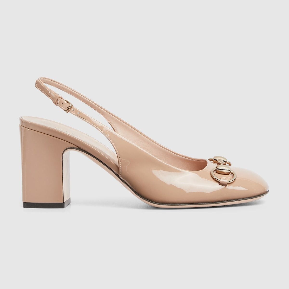 Gucci Gucci Horsebit Patent Leather Slingback SIZE 39 Size ONE SIZE - 1 Thumbnail