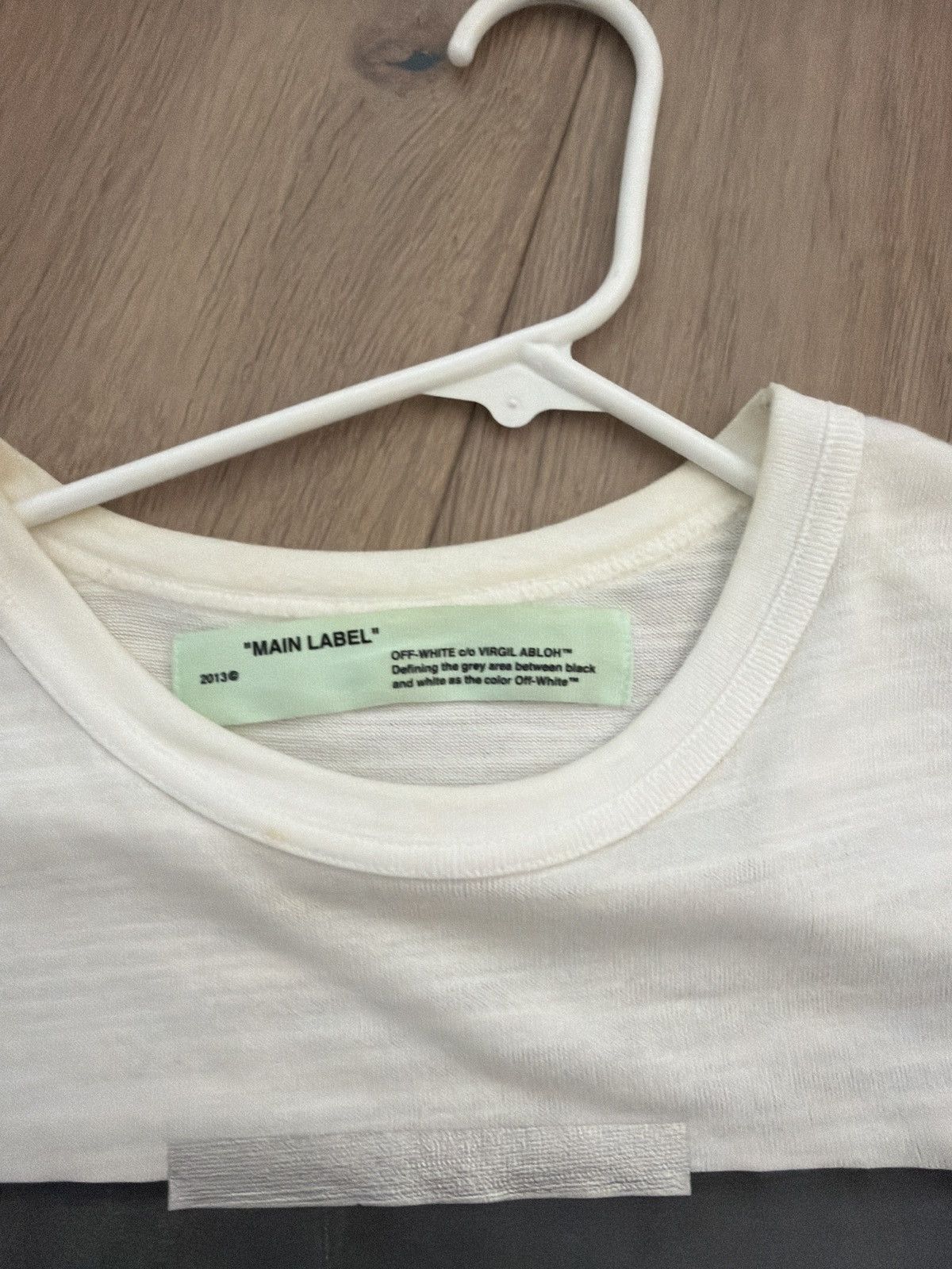 Off-White Offwhite white Mona, Lisa T-shirt, size medium Size US M / EU 48-50 / 2 - 6 Thumbnail
