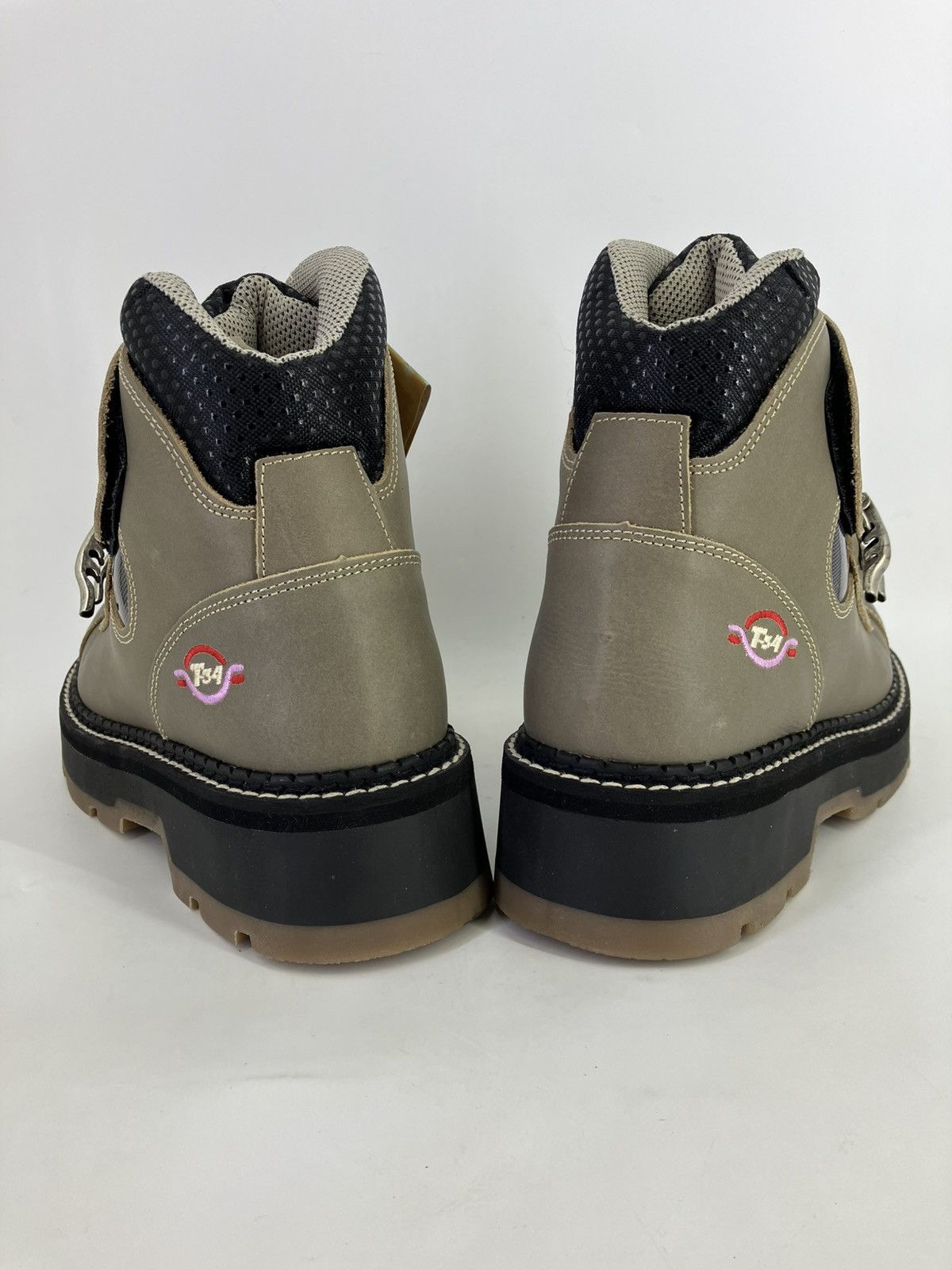 Vintage T34 Nifty genuine learher chunky platform boots 90s 00s Size US 8 / EU 41 - 4 Thumbnail