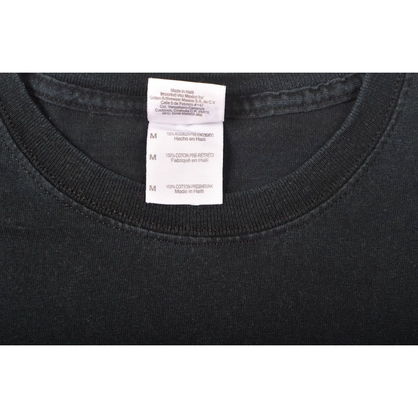 Gildan Gildan Happy Face From Bora Bora Vintage Humor T-Shirt Tee M Black Mens Adults NS Size US M / EU 48-50 / 2 - 4 Thumbnail