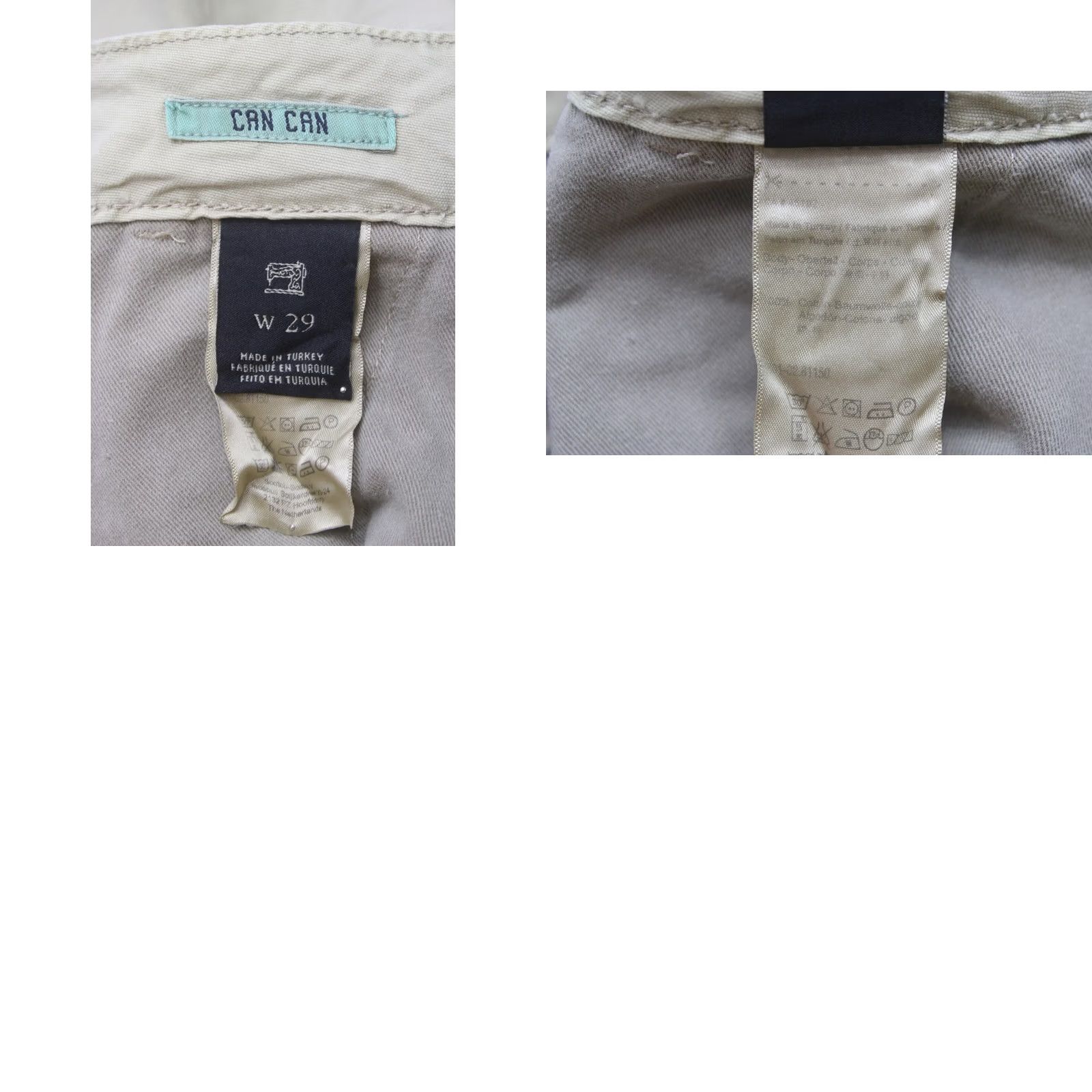 Scotch & Soda SCOTCH & SODA Shorts Men's W29 Chino Ripped Zip Fly Light Green Casual Shorts Size US 29 - 8 Thumbnail