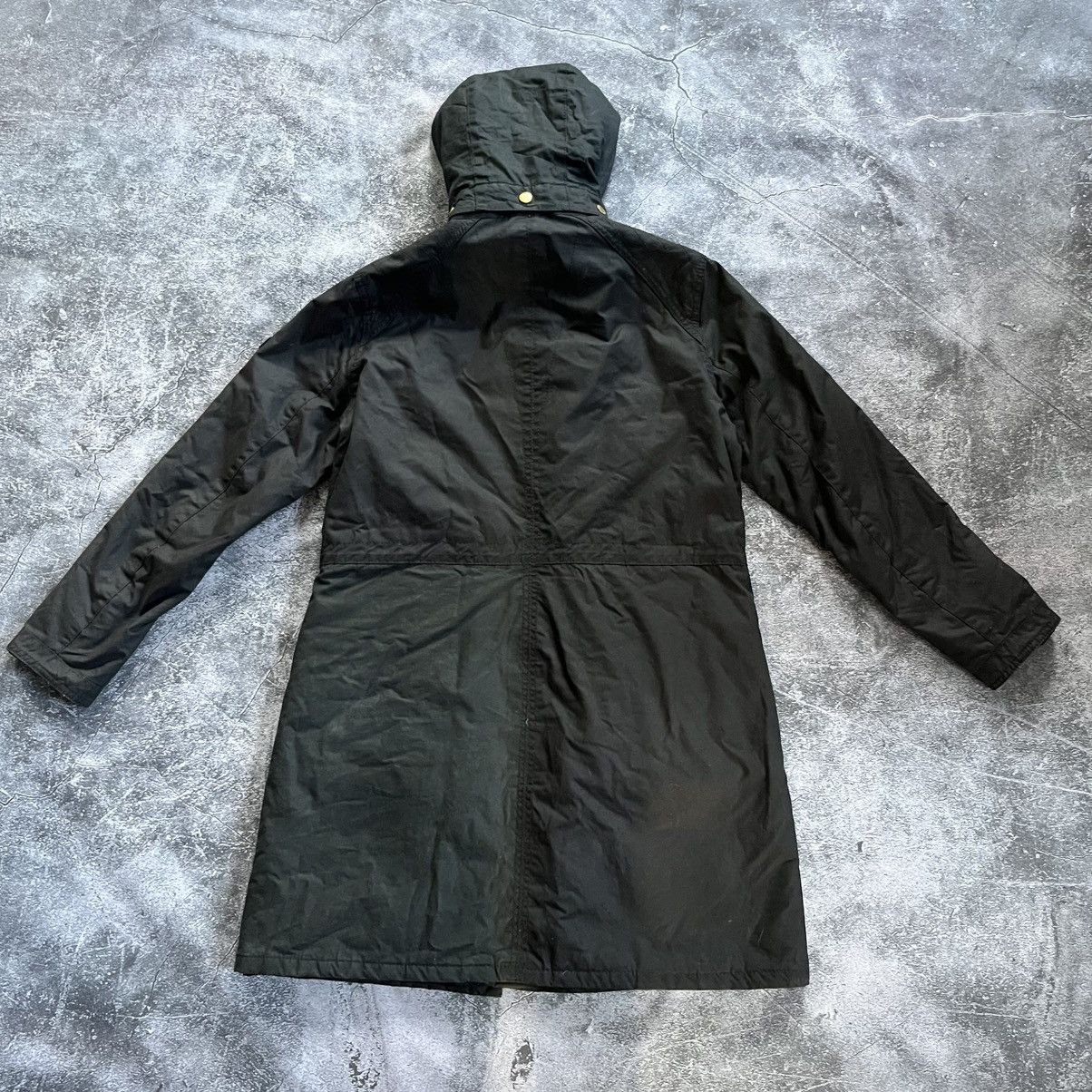 Barbour BARBOUR International Women's Hoodless Katana Wax Parka Size L / US 10 / IT 46 - 15 Thumbnail
